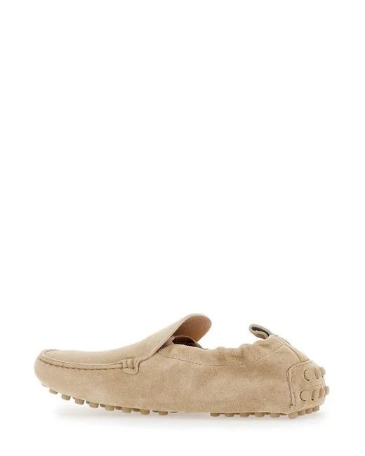 Tod's o1s22i1n0325 Gathered Leather Slippers in Corda Size US 6 / IT 36 - 3 Thumbnail