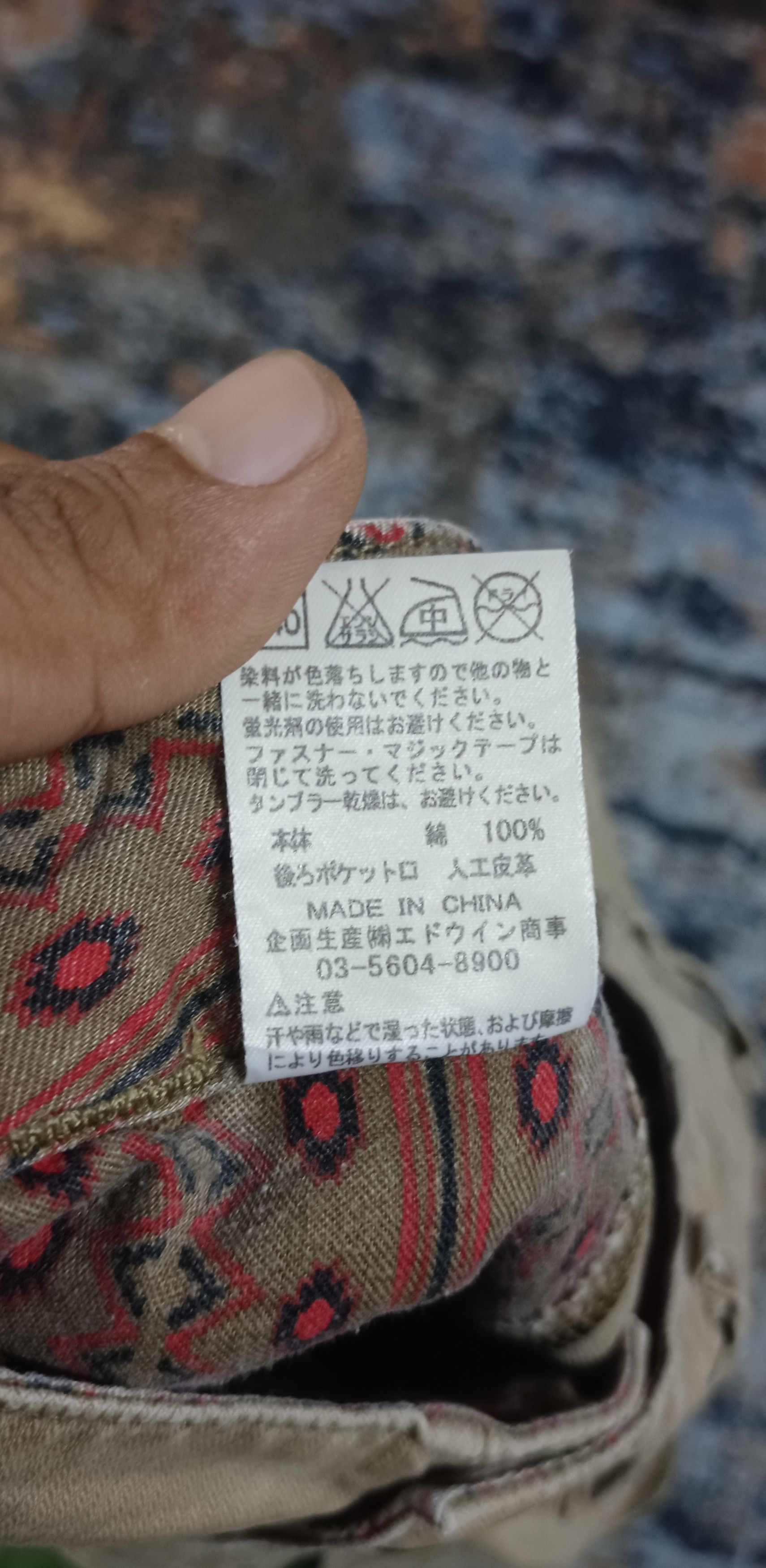 Edwin × Japanese Brand × Vintage EXCLUSIVE VINTAGE MODEL 90 AN EDWIN CARGO PANTS Size US 36 / EU 52 - 10 Thumbnail
