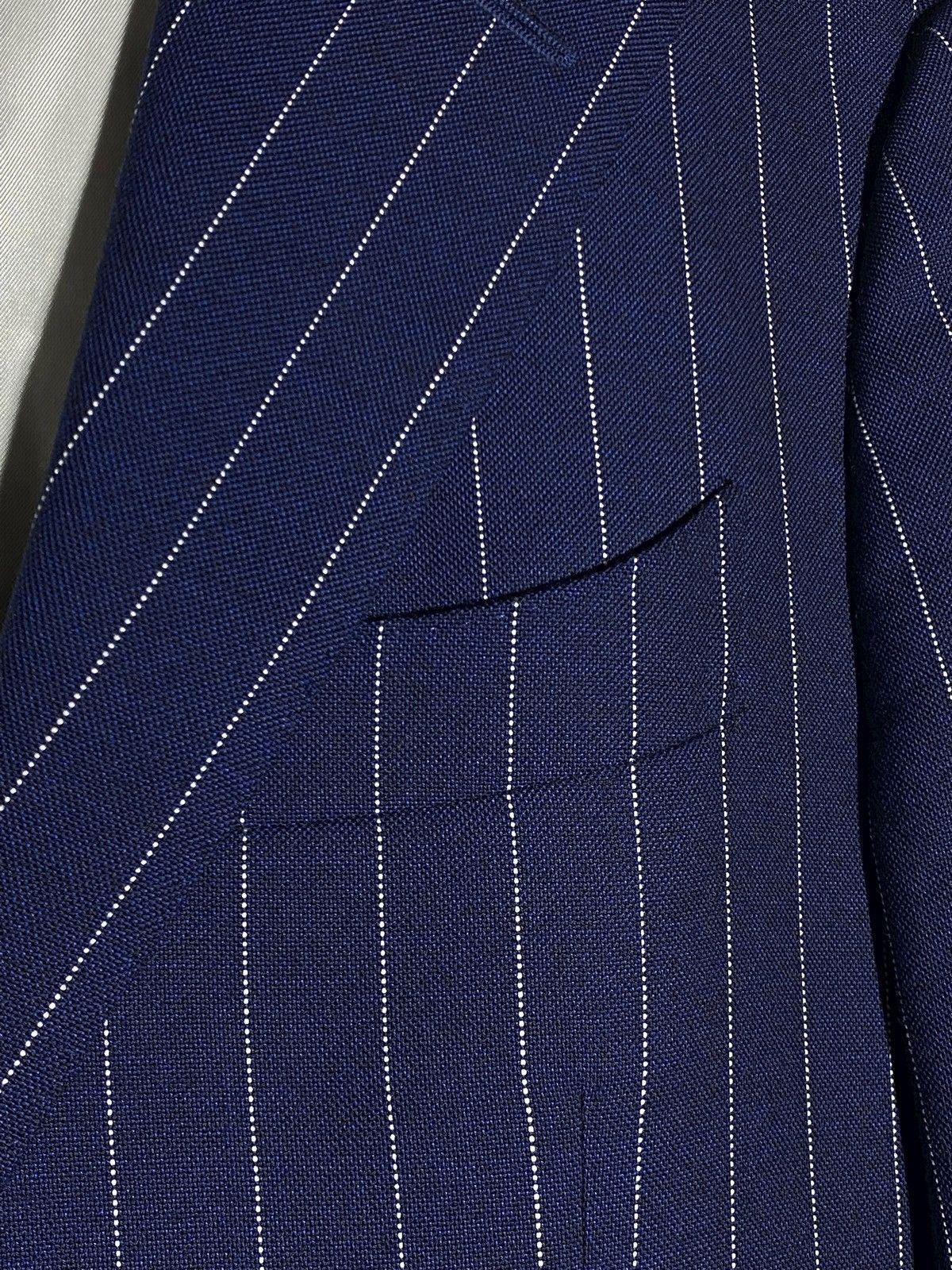 Suitsupply Suitsupply Pinstripes Suit La Spalla Single Breasted Size 40R - 9 Thumbnail