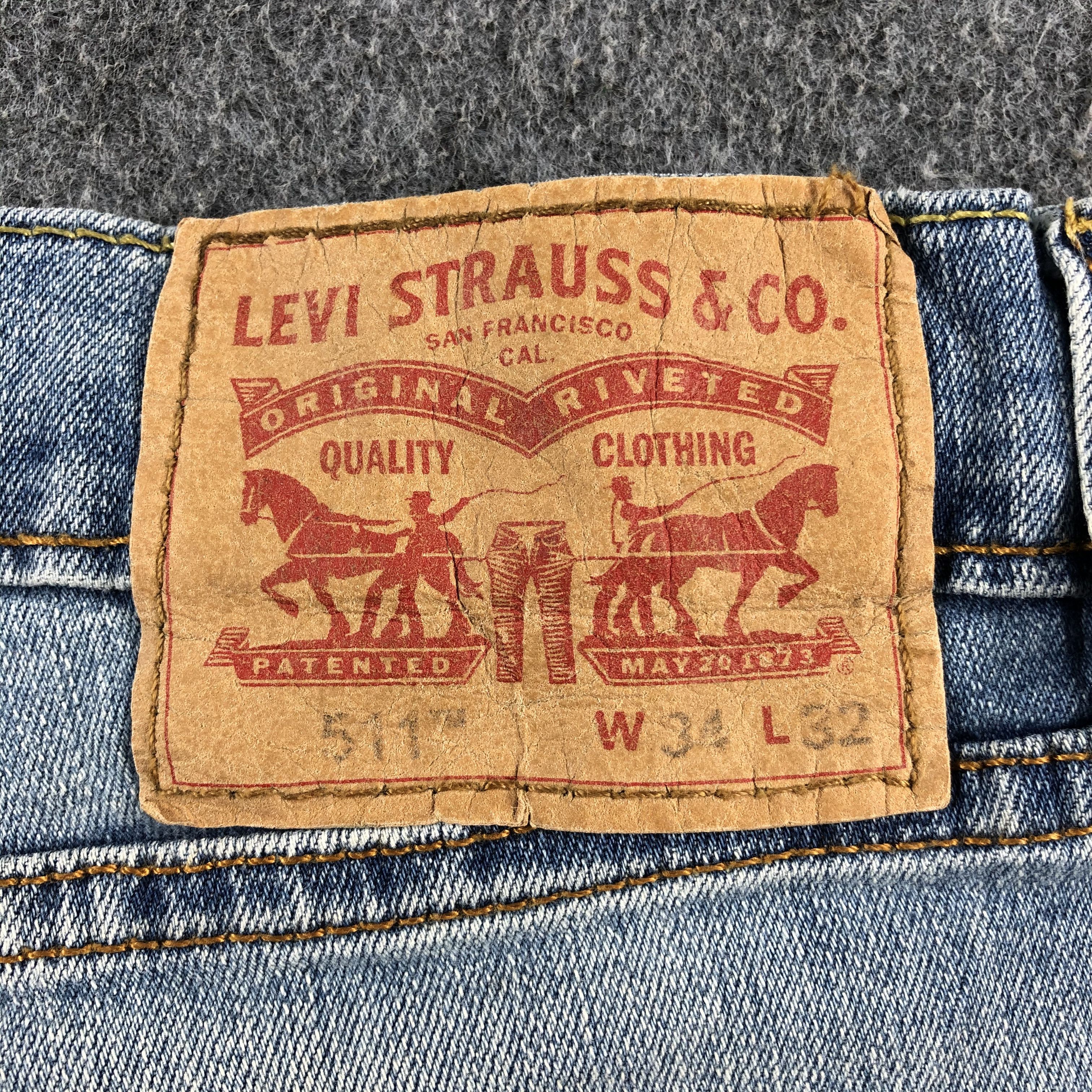 Levi's Vintage Blue Wash Levis 511 Jeans-J2579 Size US 32 / EU 48 - 5 Thumbnail