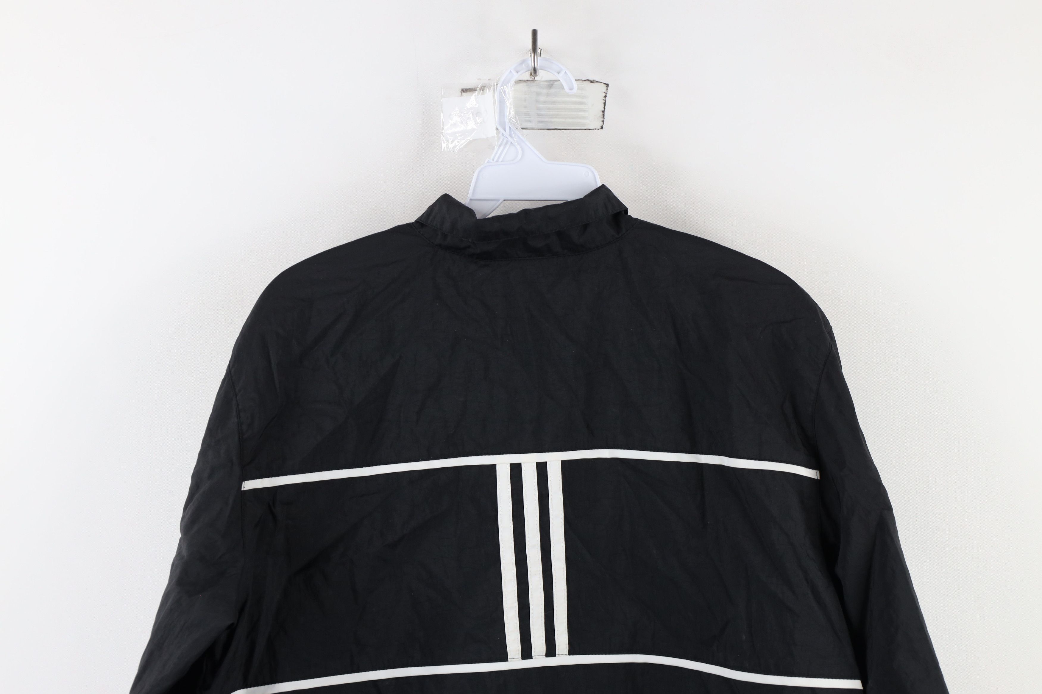 Adidas × Vintage Vintage Adidas Striped Lined Full Zip Windbreaker Jacket Size US M / EU 48-50 / 2 - 14 Thumbnail