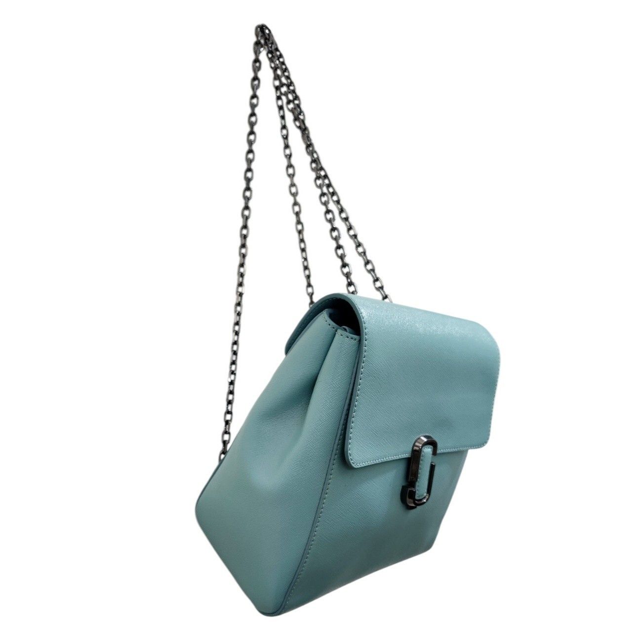 Marc Jacobs MARC JACOBS Saffiano Leather Backpack color Blue Size ONE SIZE - 3 Thumbnail