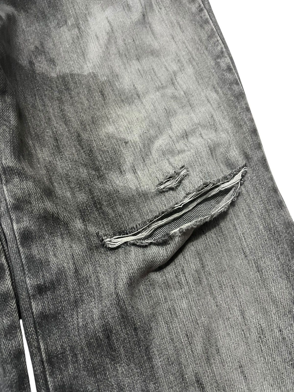 If Six Was Nine × Japanese Brand 🌈90s Japanese Brand Nano Second Sick Faded Distress Jean Size US 32 / EU 48 - 7 Thumbnail
