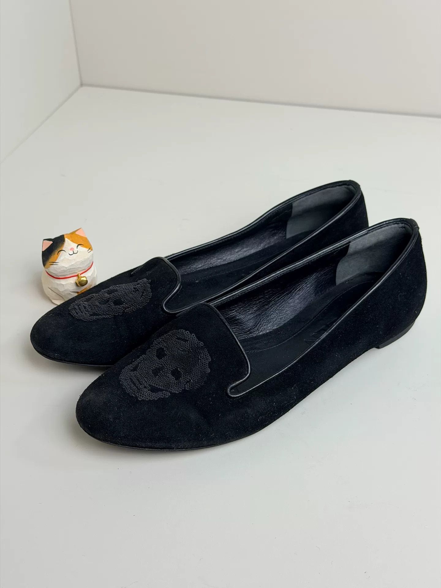 Alexander McQueen Alexander McQueen Black Lowtop Sneakers us_5-5 Women Size US 5.5 / IT 35.5 - 1 Thumbnail