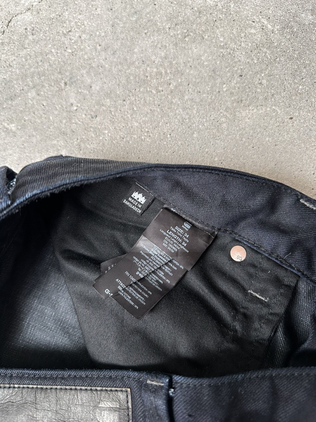 G-Star G-Star Raw Stacked Denim Jeans Size US 34 / EU 50 - 12 Thumbnail