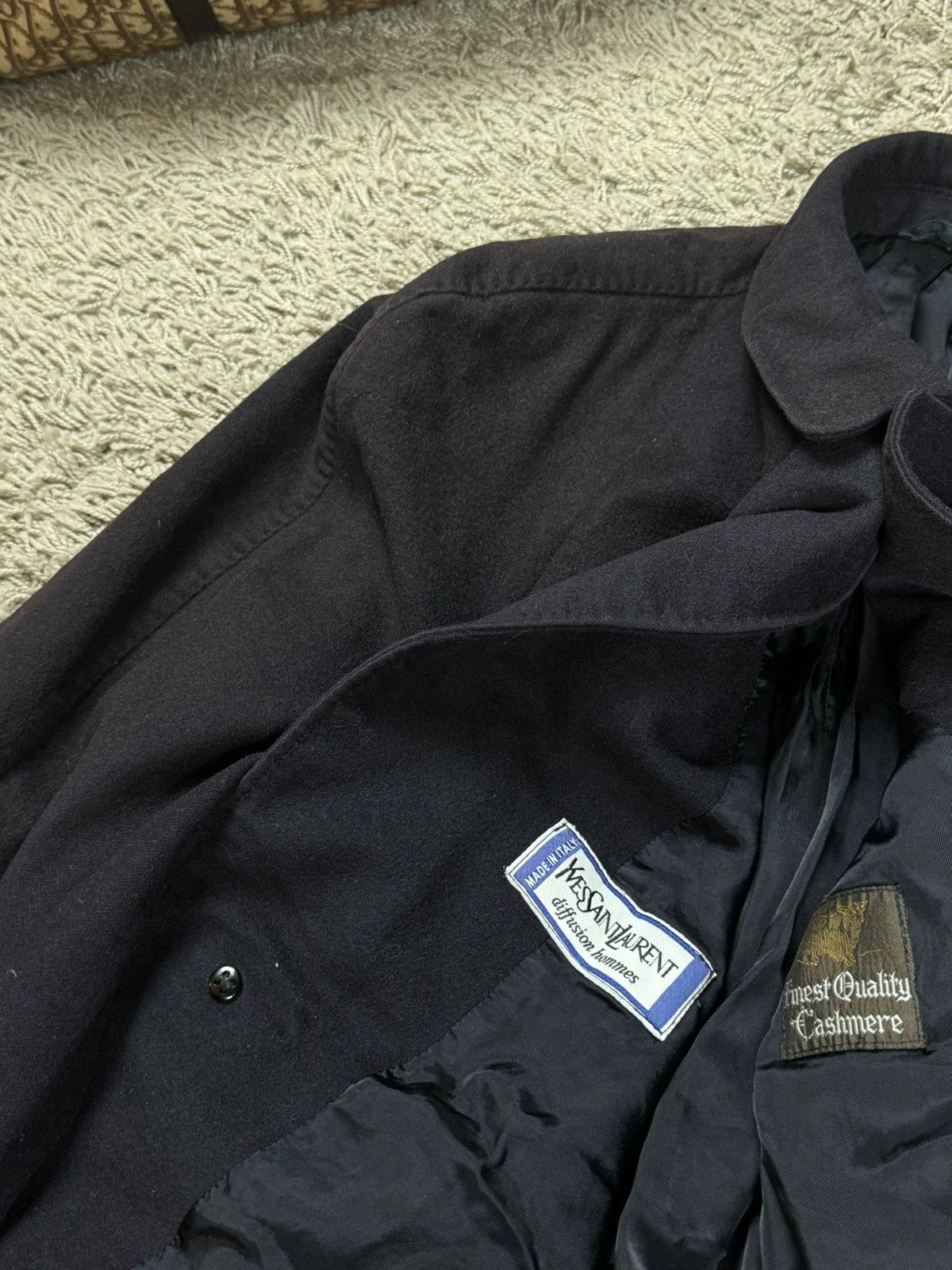Vintage × Yves Saint Laurent Vintage cashmere coat Yves Saint Laurent 90s original item Size US XL / EU 56 / 4 - 7 Thumbnail
