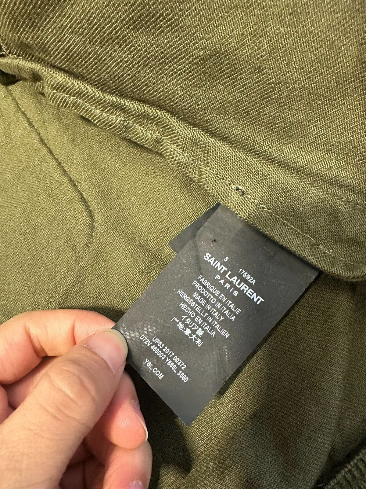 Saint Laurent Paris Saint Laurent Paris multi-patch military teddy jacket Size US S / EU 44-46 / 1 - 4 Thumbnail