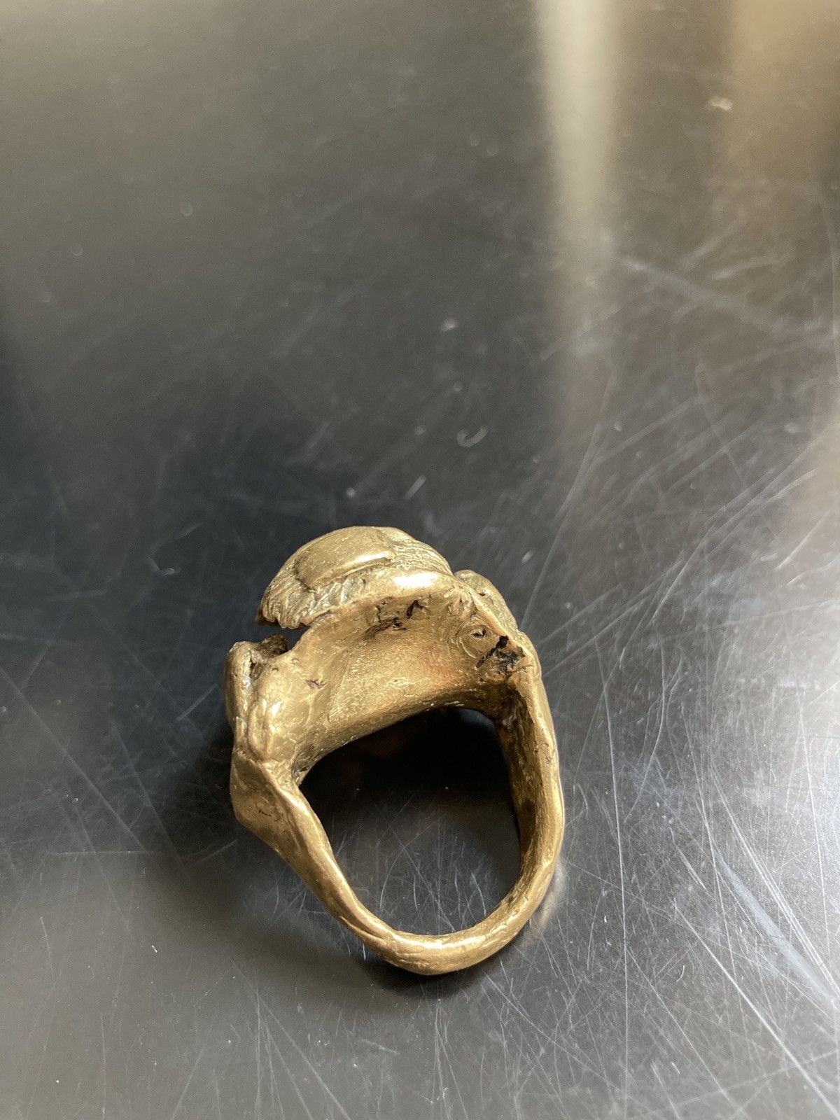 Rick Owens Rick Owens x Christiane Billet pre Hunrod Ltd. Bronze Ring Size ONE SIZE - 6 Thumbnail