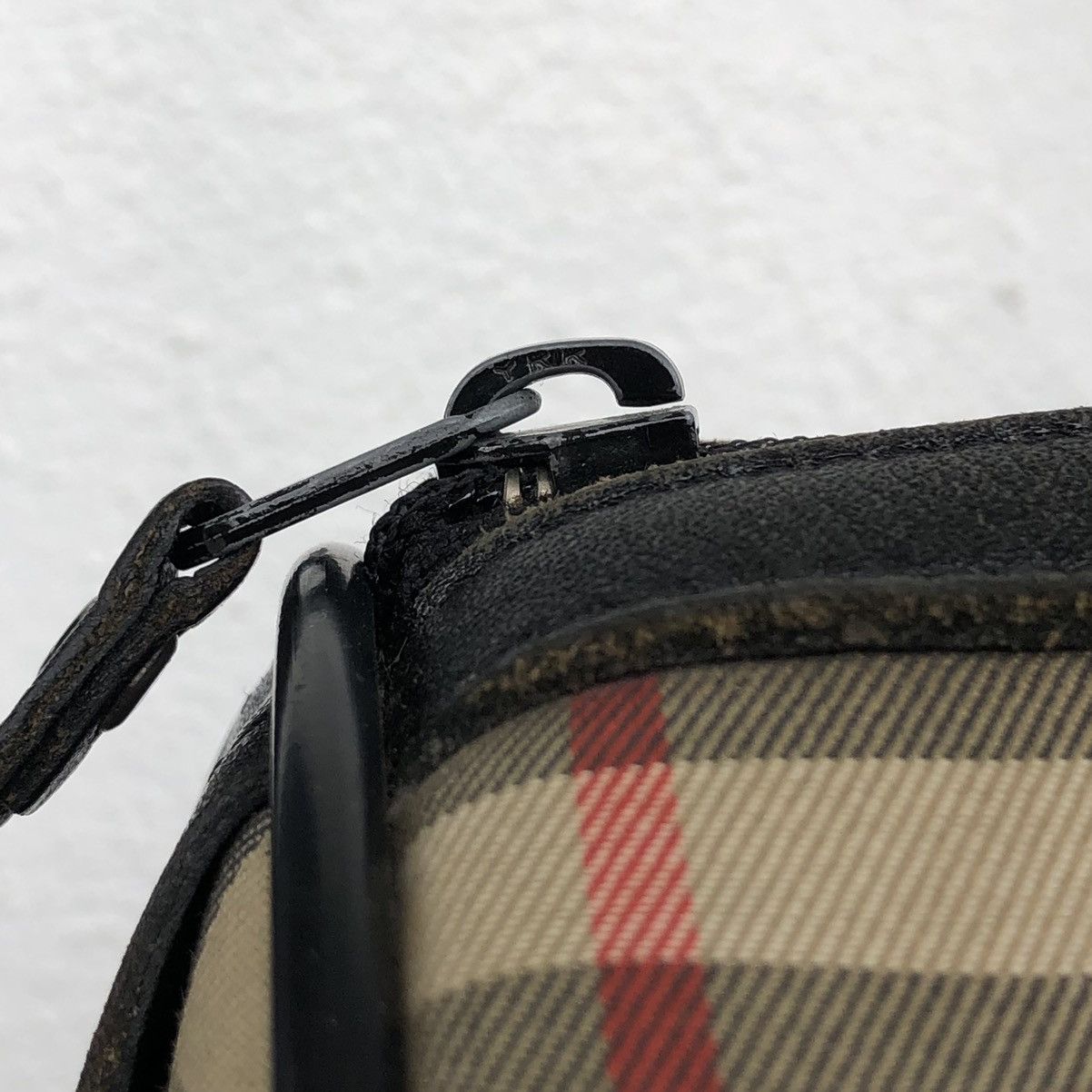 Burberry Burberry's Nova Check Pattern Logo Embossed Boston Bag Size ONE SIZE - 23 Thumbnail