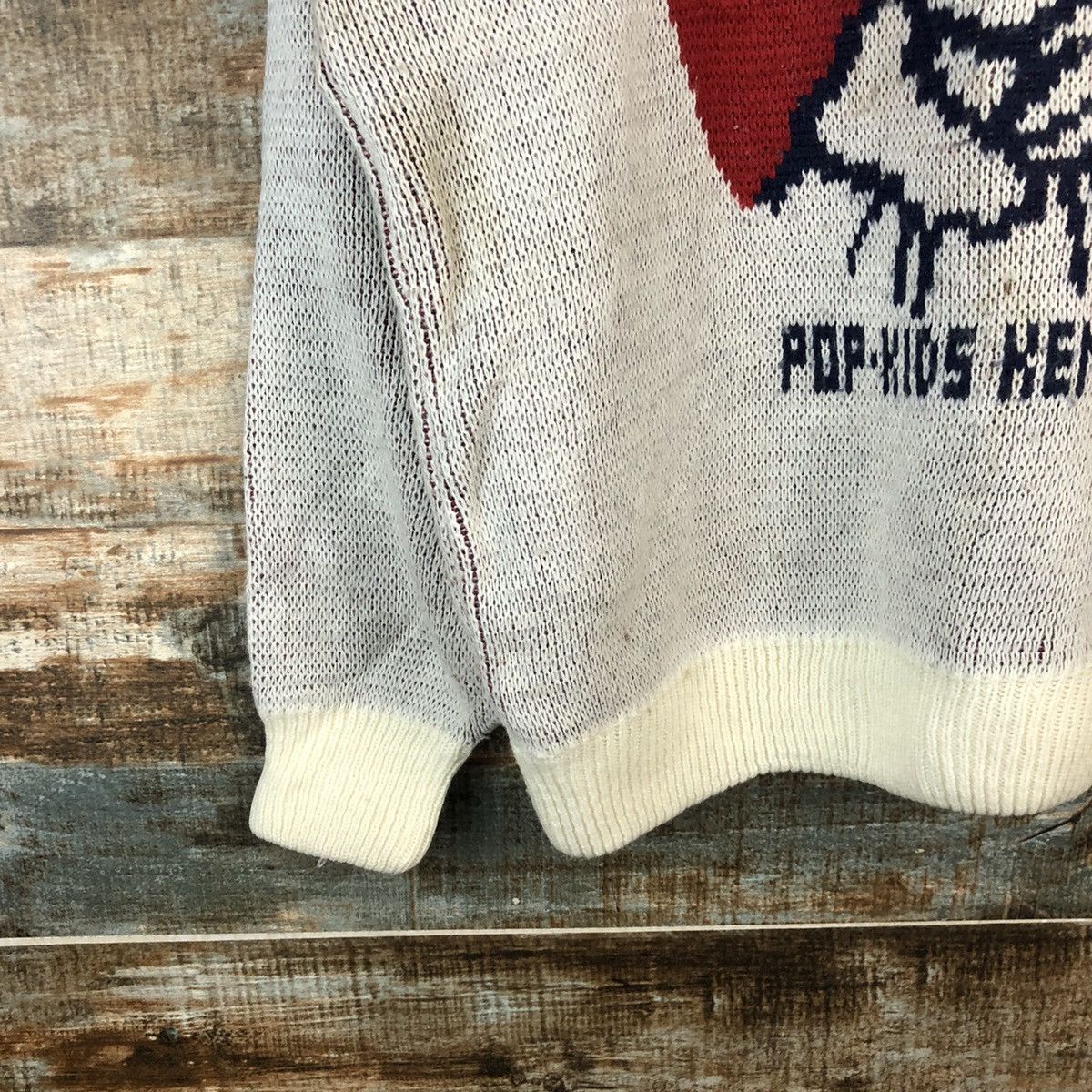 Vintage DLL City Guy Club cartoon japan vintage Grey Knitwear #C167 Size US M / EU 48-50 / 2 - 7 Thumbnail