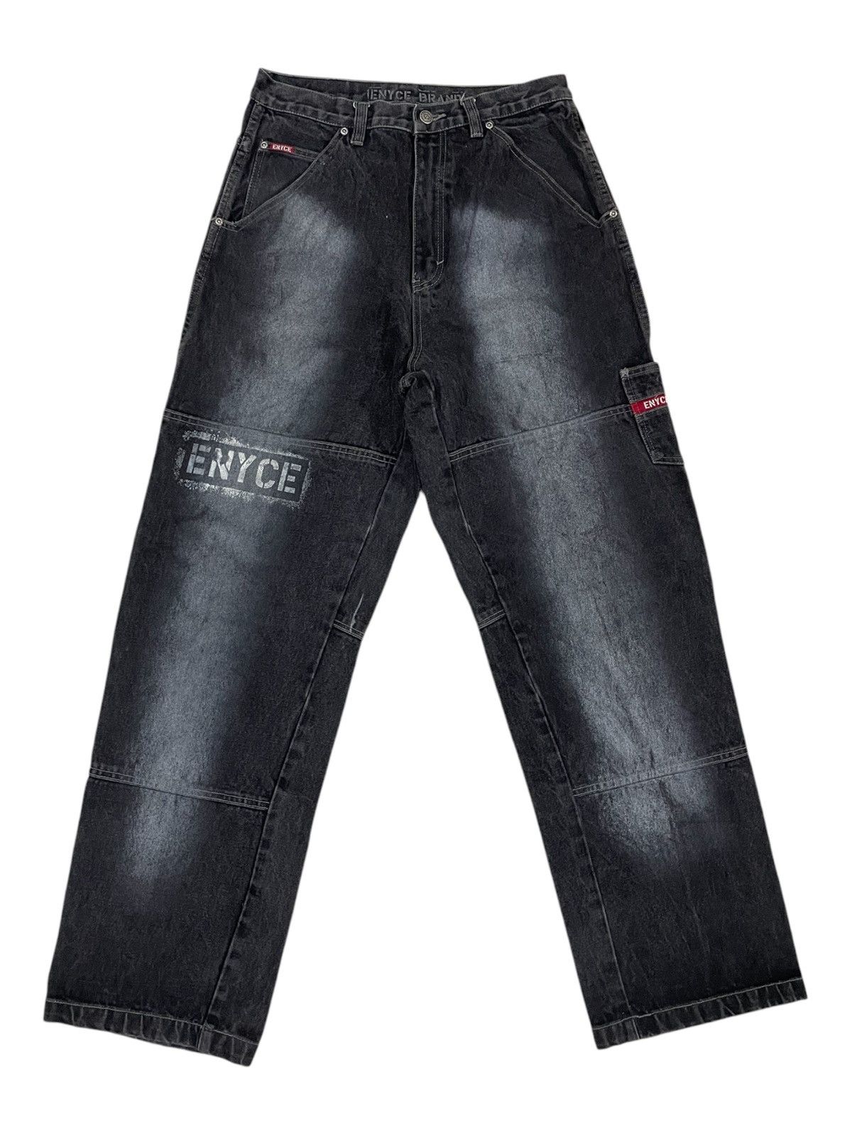 Enyce Y2K Enyce Spellout Super Baggy Rapper Carpenter Skater Jeans Size US 36 / EU 52 - 8 Thumbnail