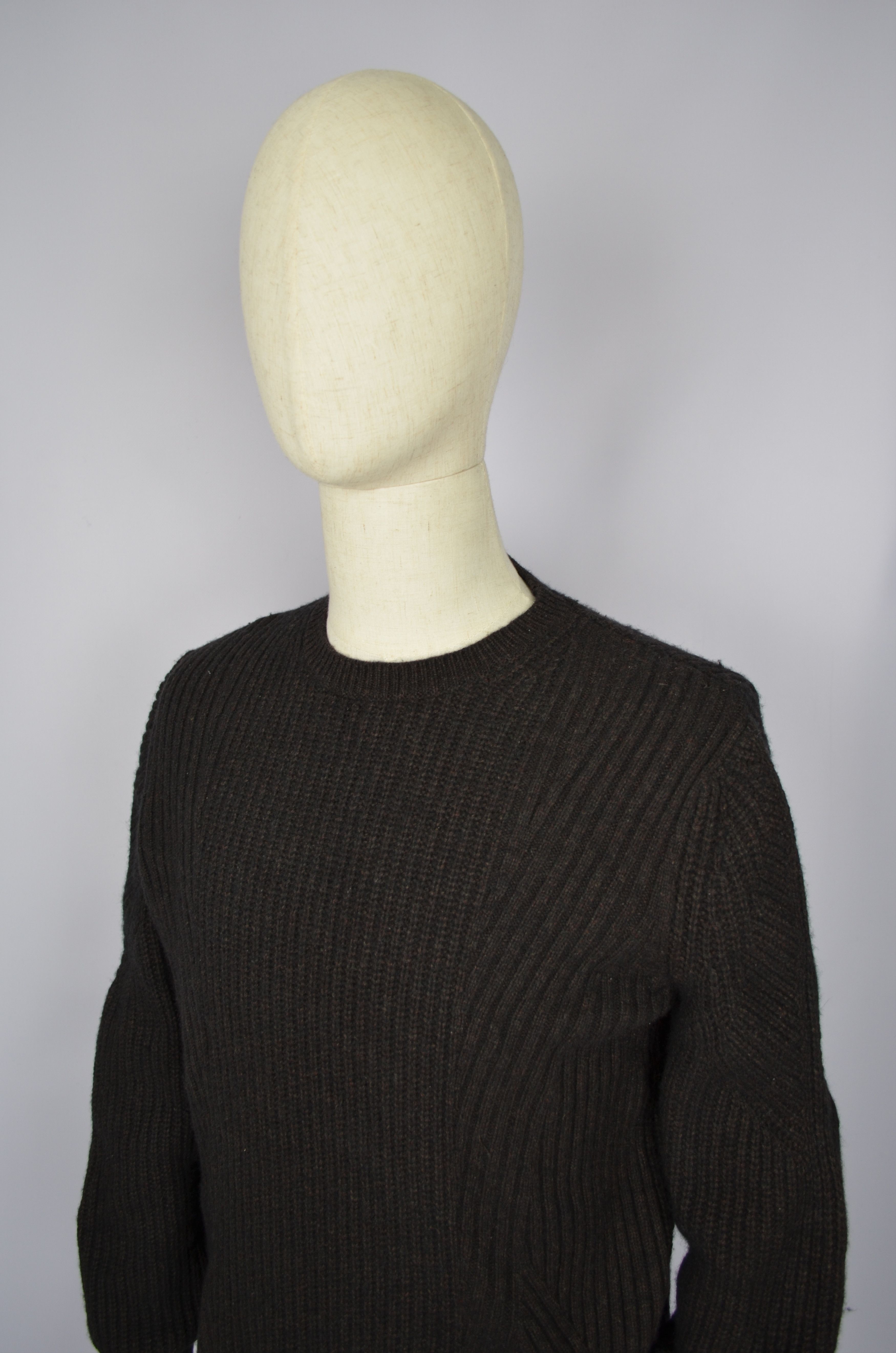 Allsaints × Designer AllSaints Hiren Crew Neck Wool Blend Jumper Sweater Brown Size US S / EU 44-46 / 1 - 3 Thumbnail