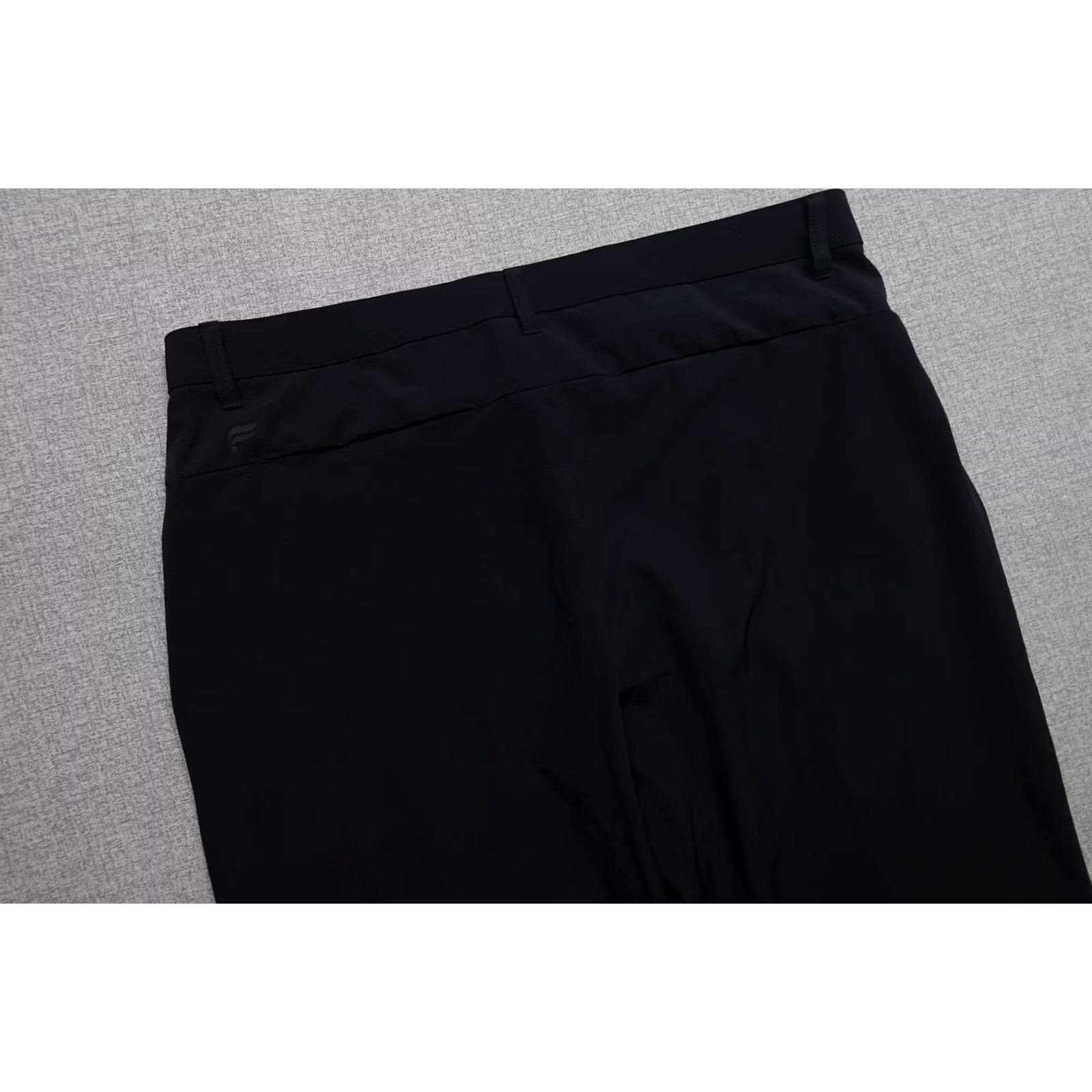 Fabletics Fabletics Pants Mens M Black Woven Elastic Waist Zip Pocket Khakis Stretch Size US 31 - 2 Thumbnail