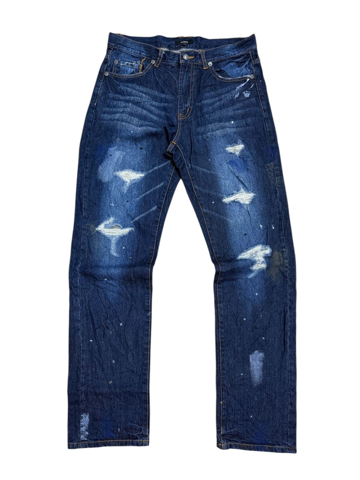 Hysteric Glamour NYLAUS PAINTED DISTRESSED JEANS Size US 33 - 1 Thumbnail
