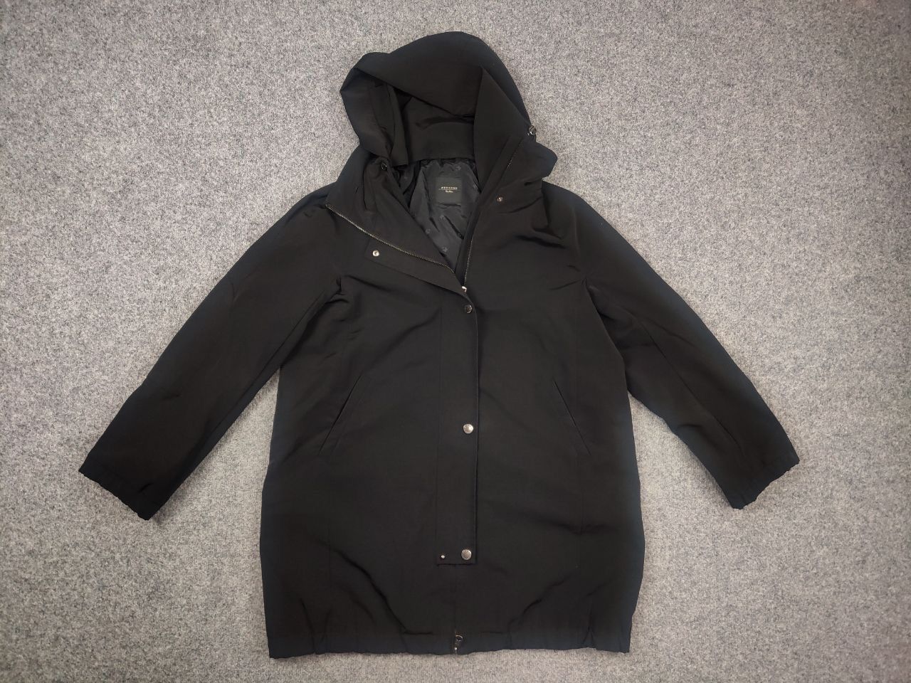 Max Mara Max Mara weekend Black snaps minimalist loose cut jacket Size XL / US 12-14 / IT 48-50 - 2 Thumbnail