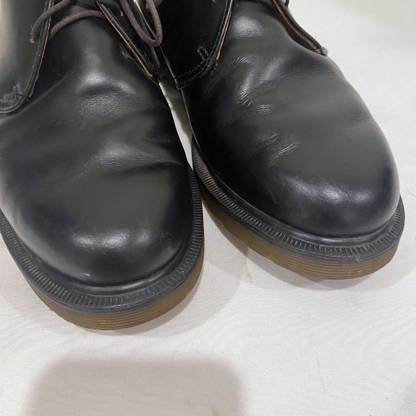 Dr. Martens Vintage Dr. Martens Chukka Boots Black Leather England Sz 7 Size US 7 / EU 40 - 4 Thumbnail