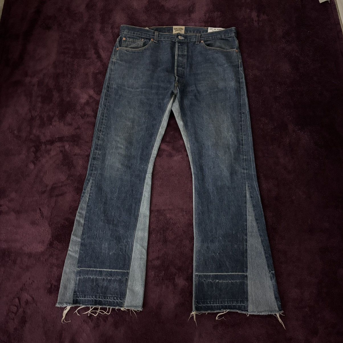 Gallery Dept. Gallery Dept. Blue Flare Jeans Size US 36 / EU 52 - 1 Thumbnail