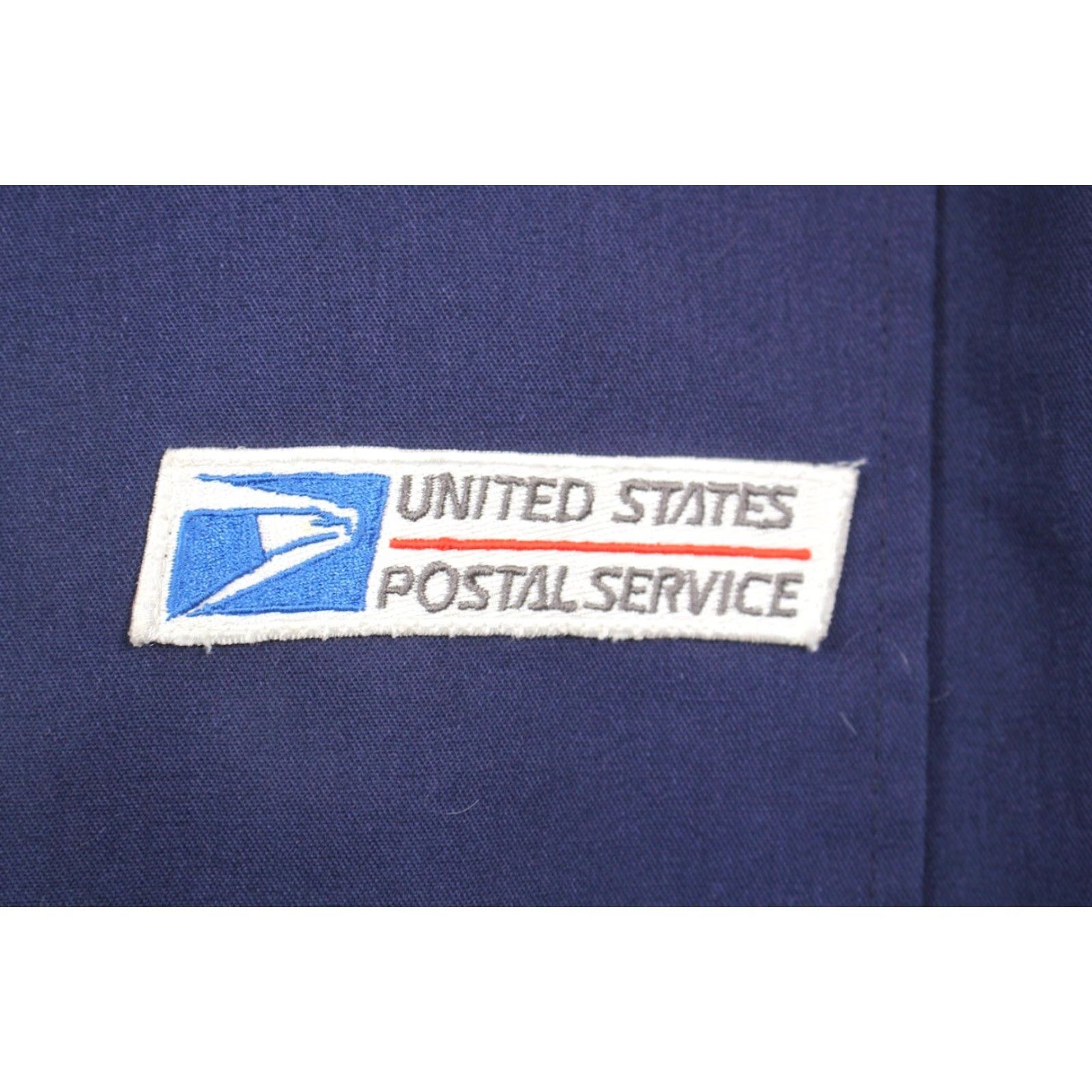 Vintage VINTAGE Mail Carrier Jacket Mens VTG 80s Work Jacket 44 R Unitog Blue Cotton 1980s Mailman Post Office Decade 80s Mens Size 44 R Size US S / EU 44-46 / 1 - 2 Thumbnail