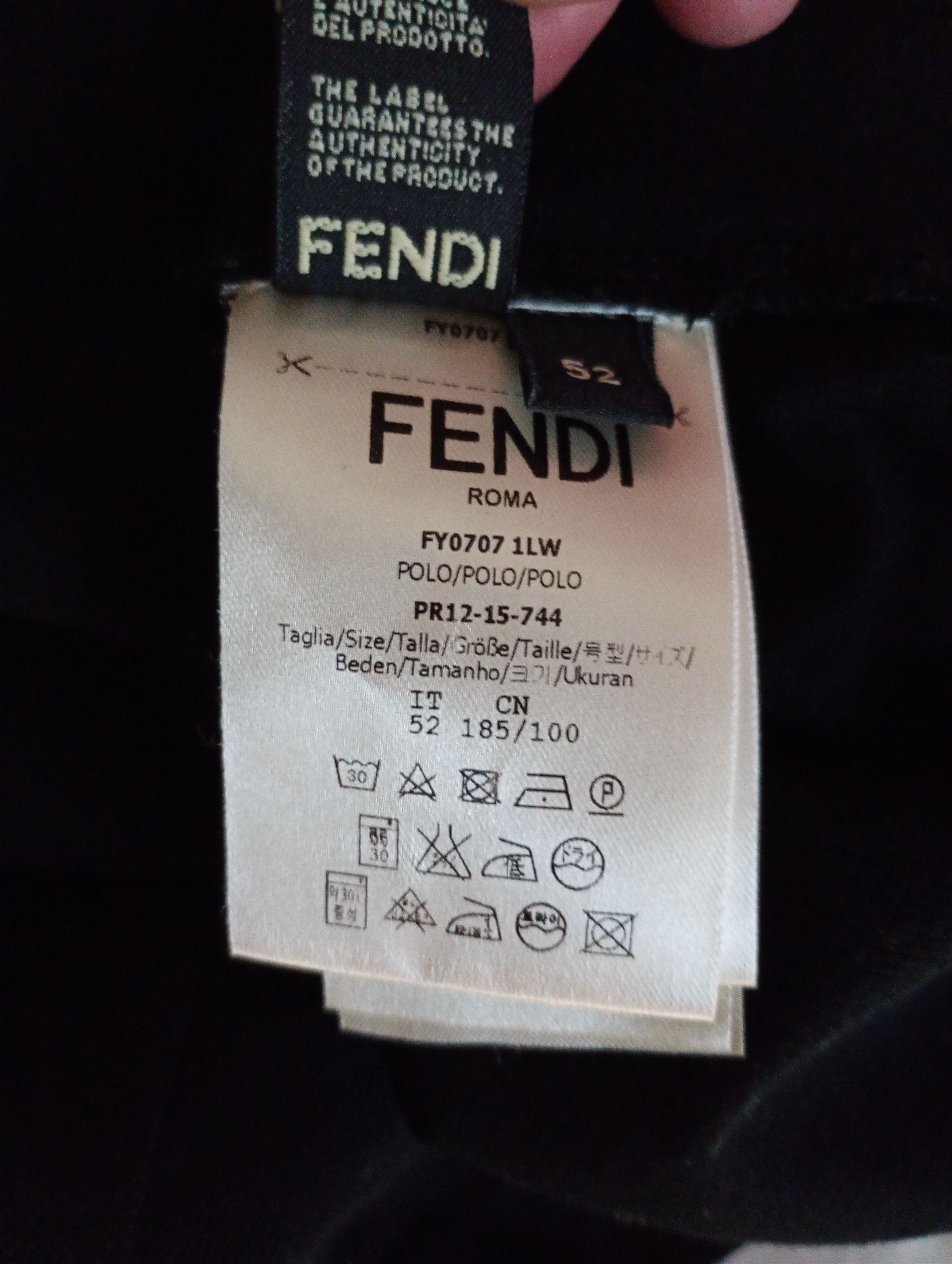 Fendi Fendi Polo Shirt size 52 Size US L / EU 52-54 / 3 - 16 Thumbnail