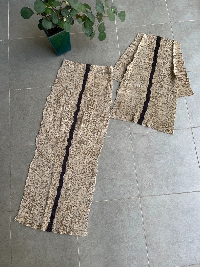 Issey Miyake Issey Miyake Cicada wing suit skirt Size L / US 10 / IT 46 - 4 Thumbnail