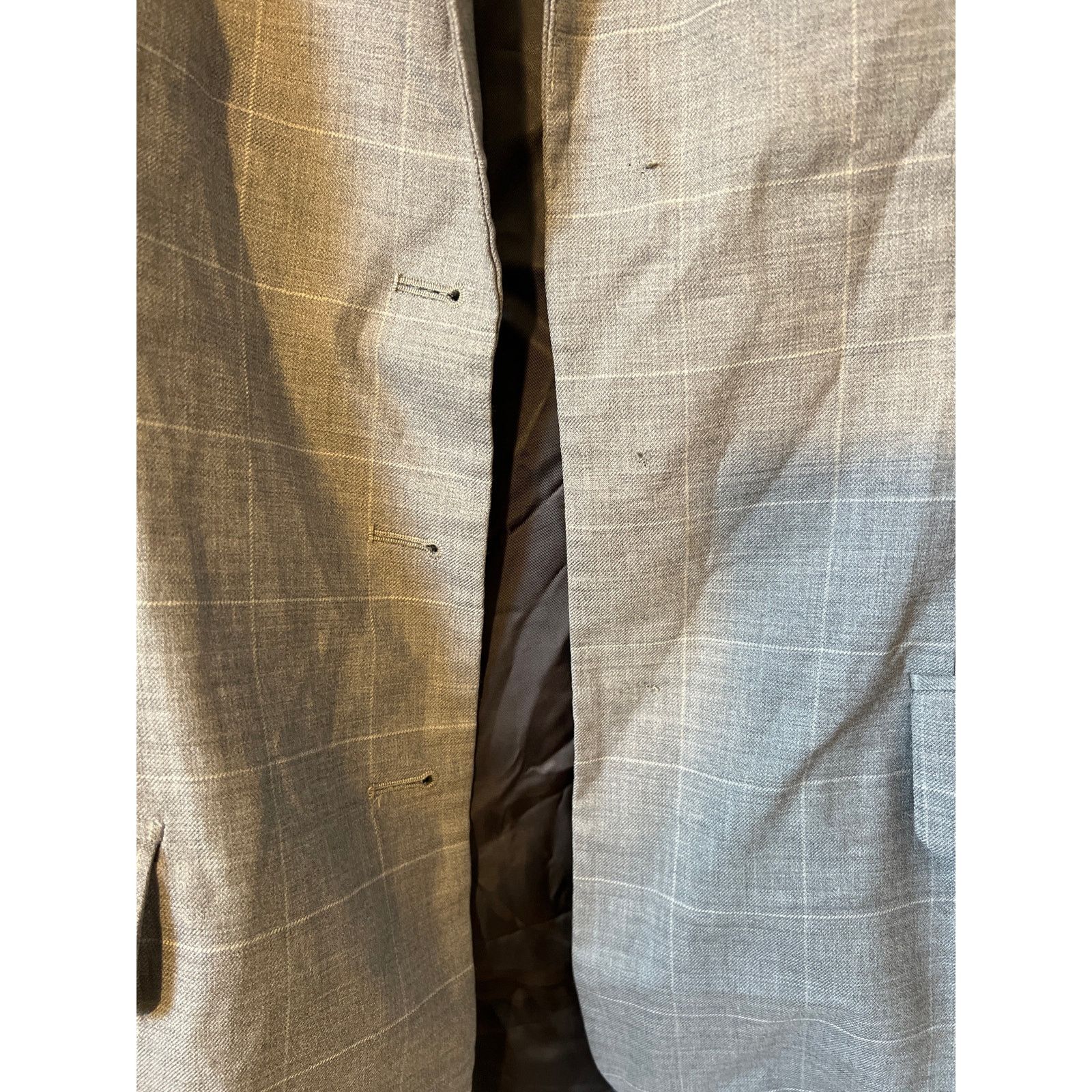Marissa Webb rtr Marissa Webb Sz M Gray Plaid Madison Boyfriend Blazer Size M / US 6-8 / IT 42-44 - 5 Thumbnail