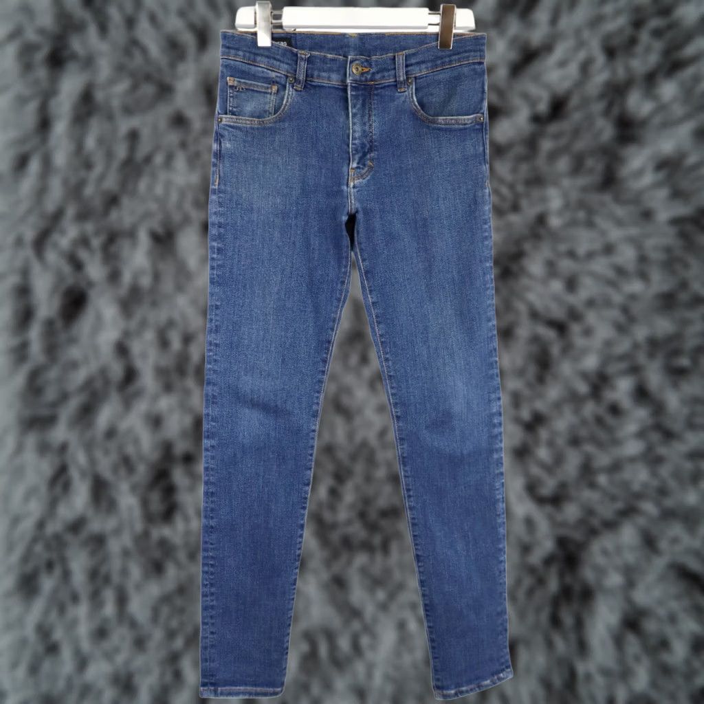 J.Lindeberg J.LINDEBERG Jay Slim Fit Jeans Men's W32/L34 Zip Fly Blue Denim 5-Pocket Stretch Slim Fit Logo Size US 32 / EU 48 - 1 Thumbnail