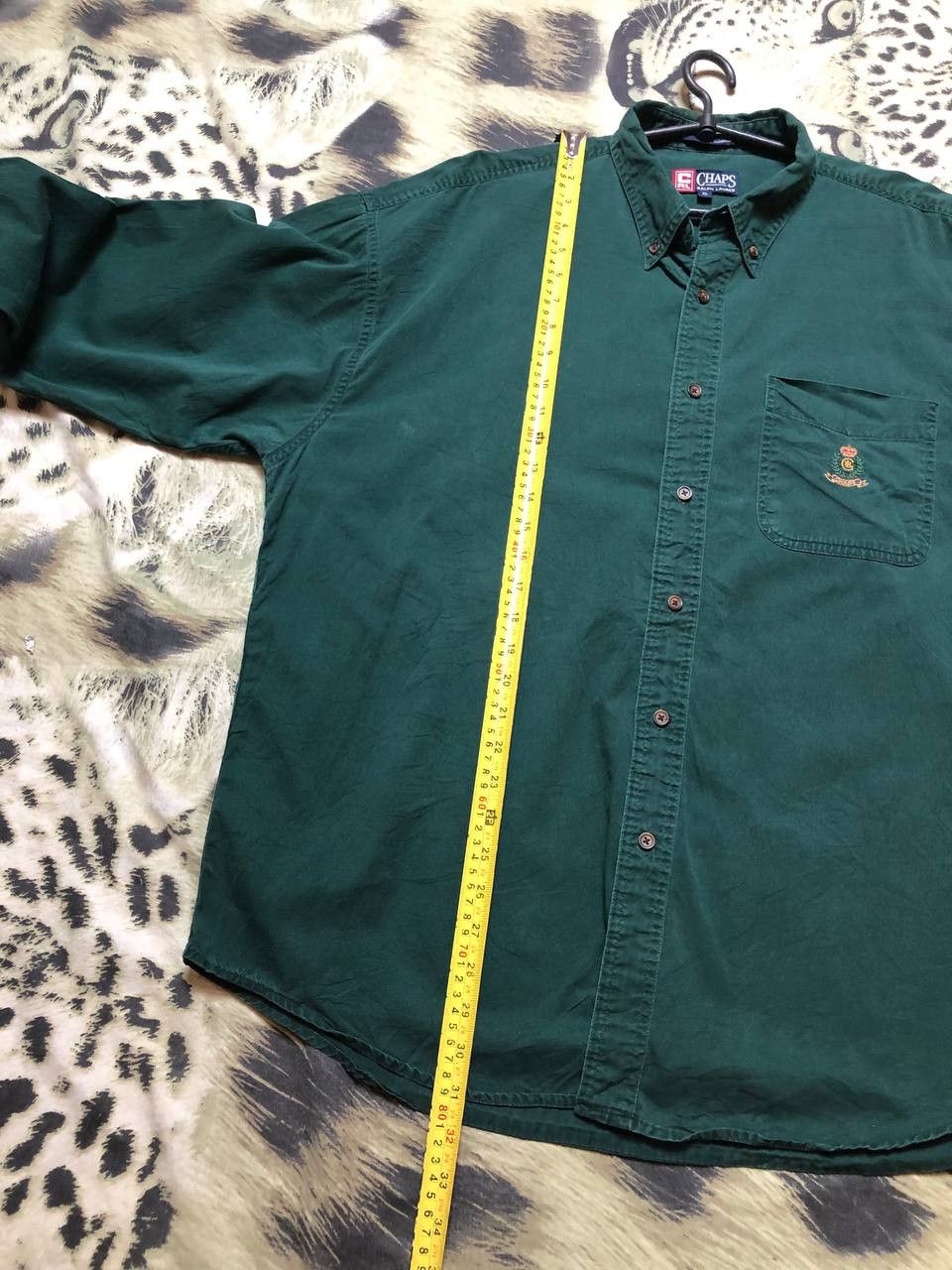 Chaps Ralph Lauren Y2K shirt Chaps Ralph Lauren logo green Vintage Size US XL / EU 56 / 4 - 8 Thumbnail