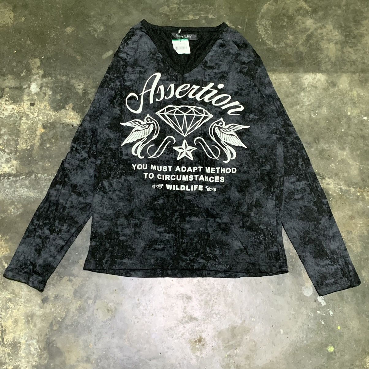 Japanese Brand Wild life gothic style ifsixwasnine longsleve Size US M / EU 48-50 / 2 - 1 Thumbnail