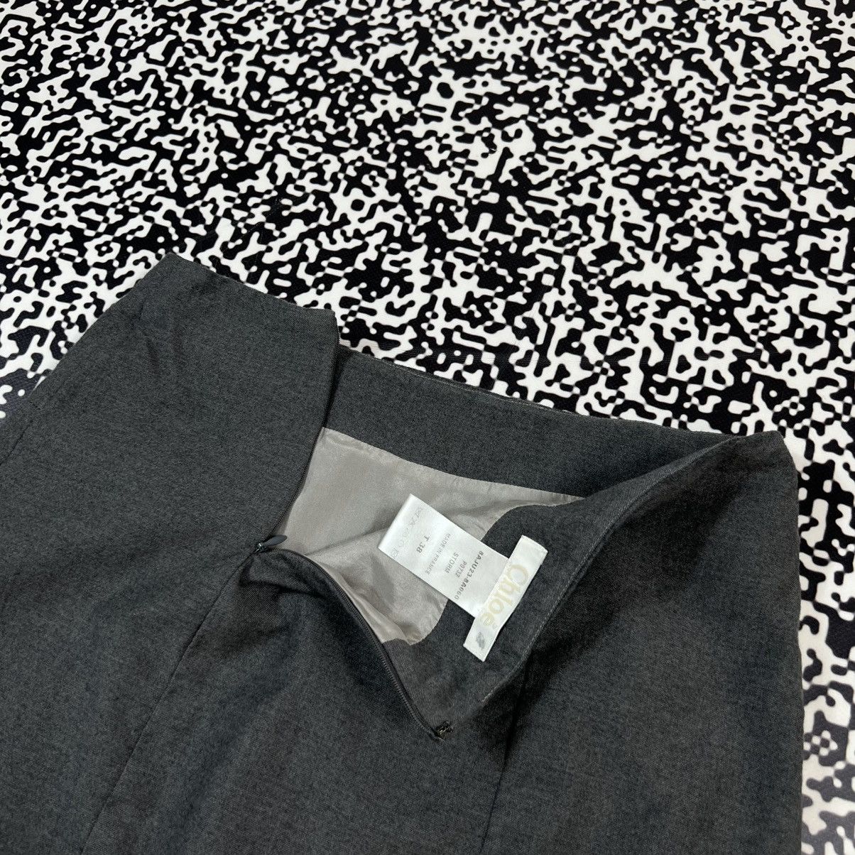 Chloe Chloe Wool Silk Flared Mini Skirt Luxury Casual Y2K Style Size 28" / US 6 / IT 42 - 13 Thumbnail