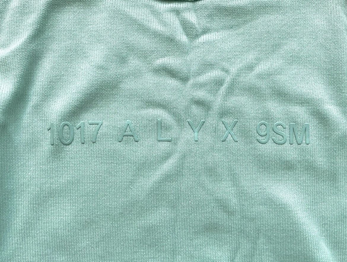 1017 ALYX 9SM 1017 ALYX 9SM⚡️Mens Small mint green ribbed knit logo sweater Size US S / EU 44-46 / 1 - 5 Thumbnail