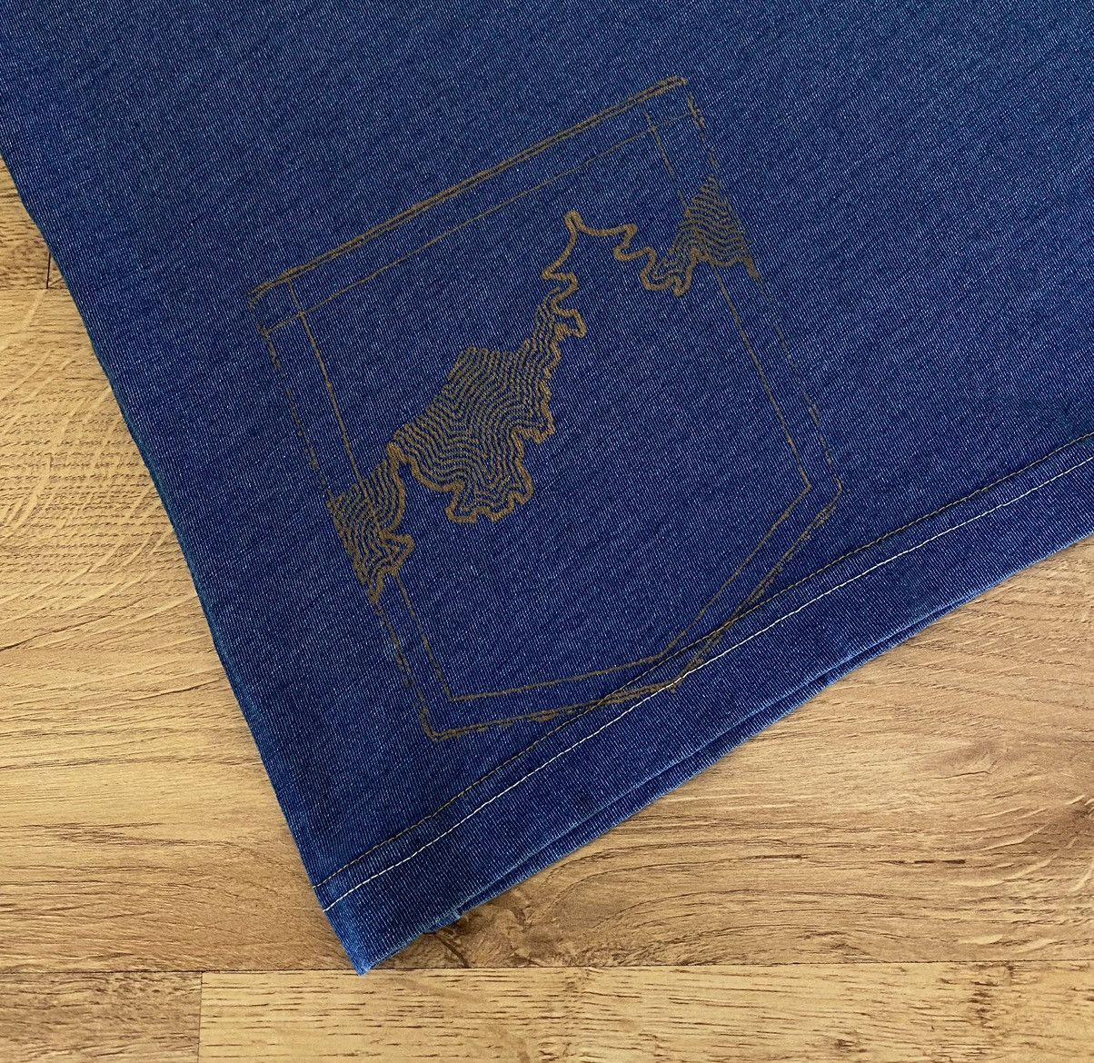 Maharishi Maharishi Denim Pocket Logo Tee x Vintage x Avant Garde Size US M / EU 48-50 / 2 - 6 Thumbnail