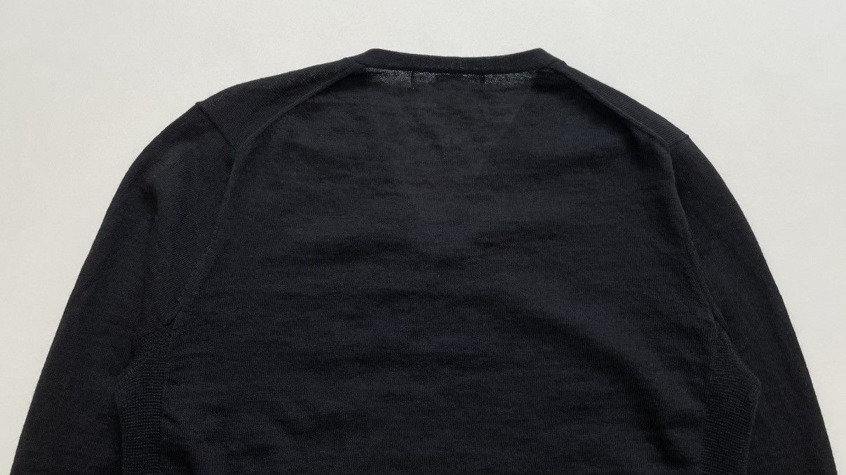 Comme des Garcons Black Wool Zip Front Cardigan Size US M / EU 48-50 / 2 - 18 Thumbnail