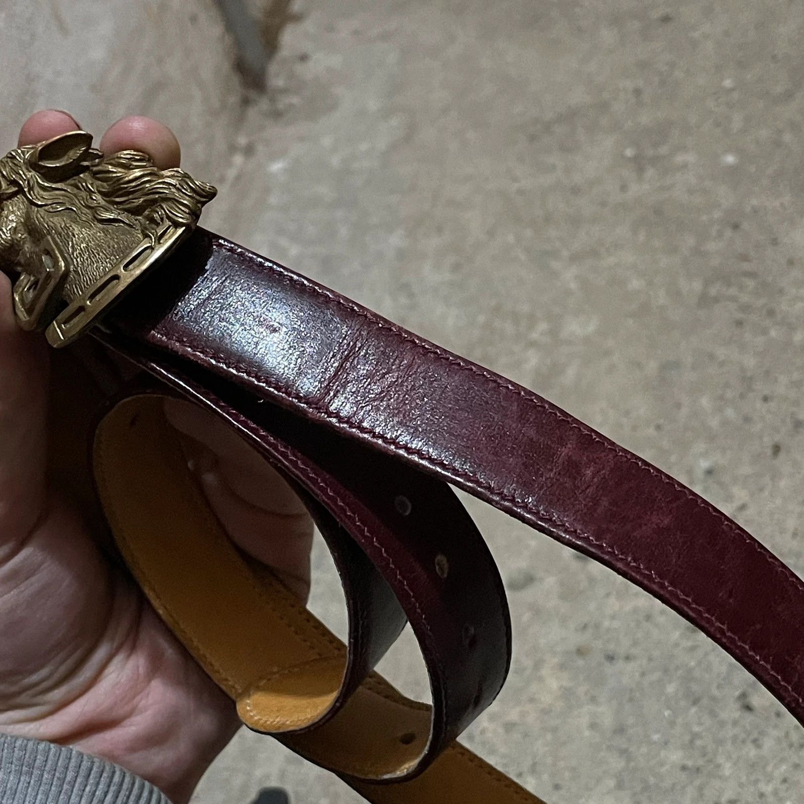Gucci Very rare vintage 70s gucci horses buckle belt Size ONE SIZE - 5 Thumbnail