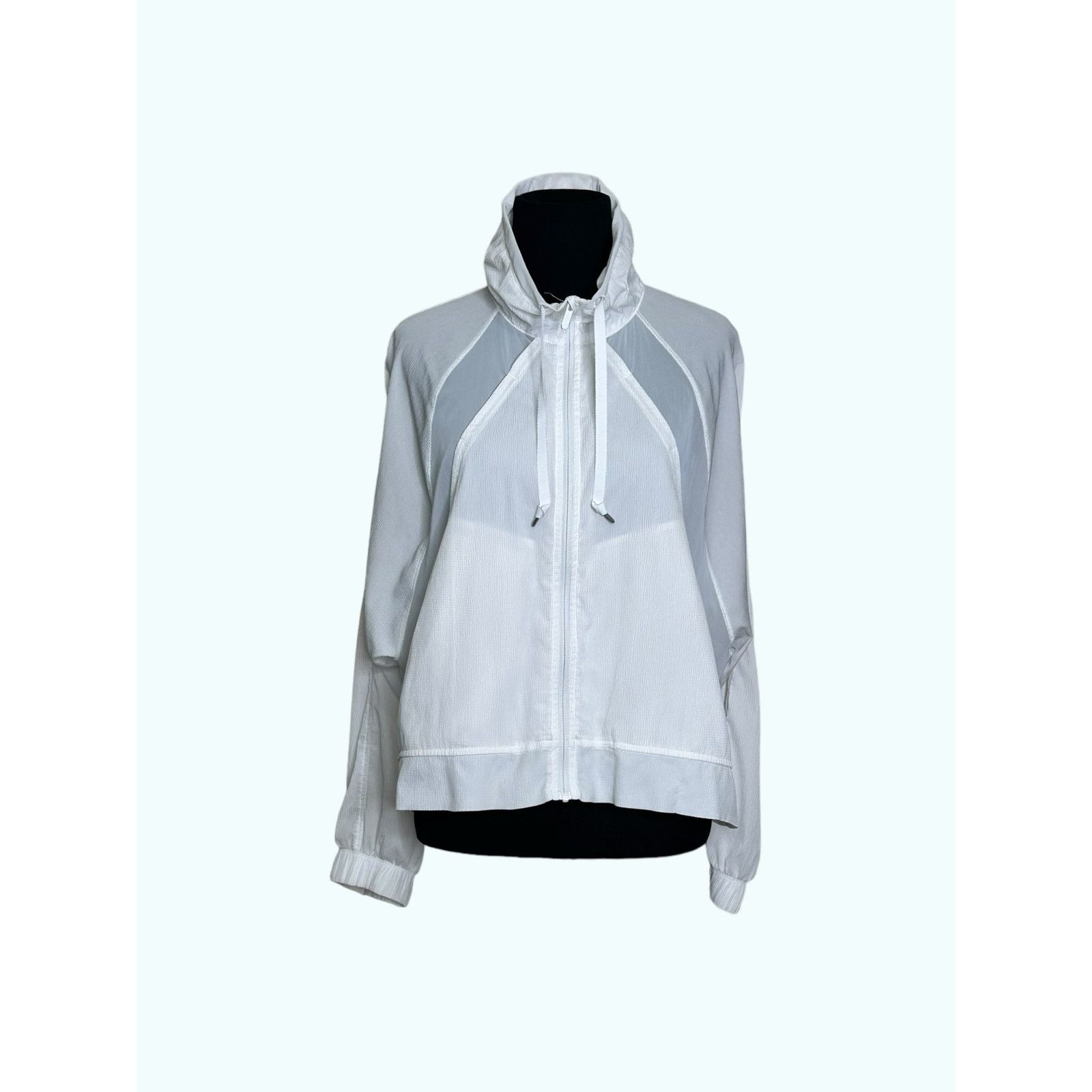 Lululemon Lululemon white long sleeves lightweight jacket size 4 Size S / US 4 / IT 40 - 1 Thumbnail