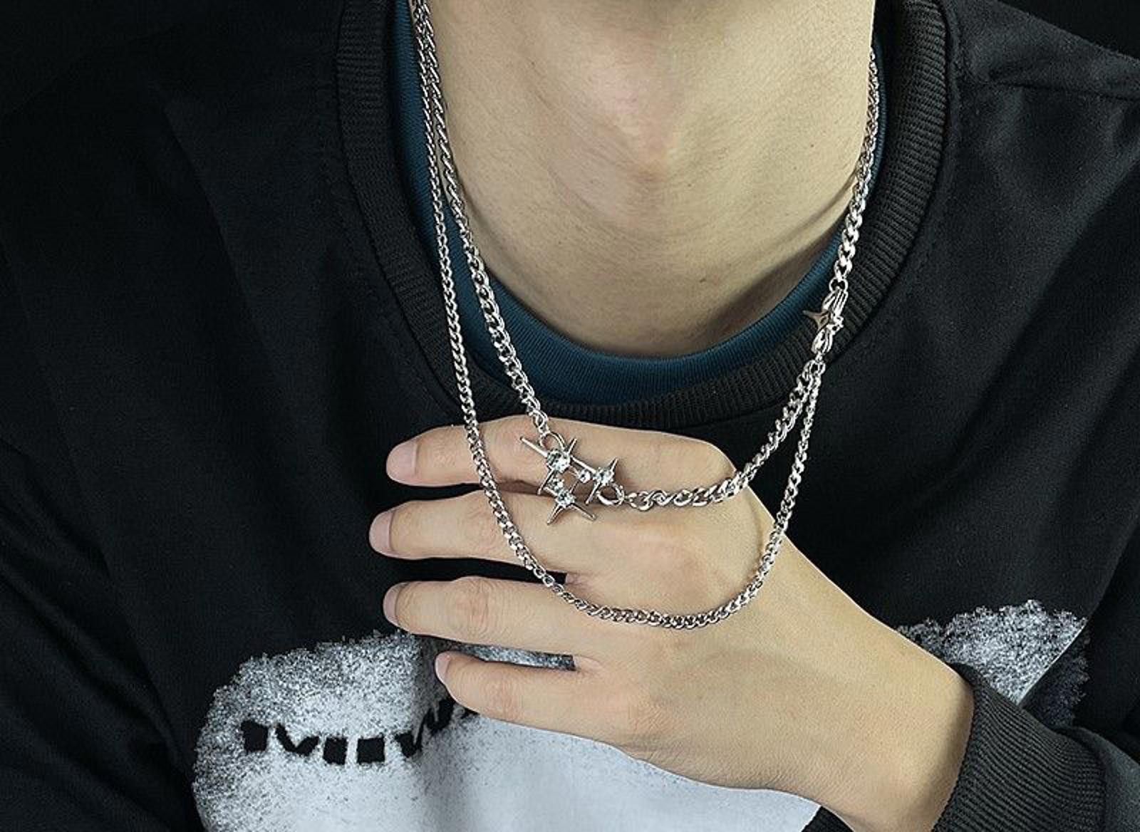 Other y2k Star Layered Necklace Size ONE SIZE - 3 Thumbnail