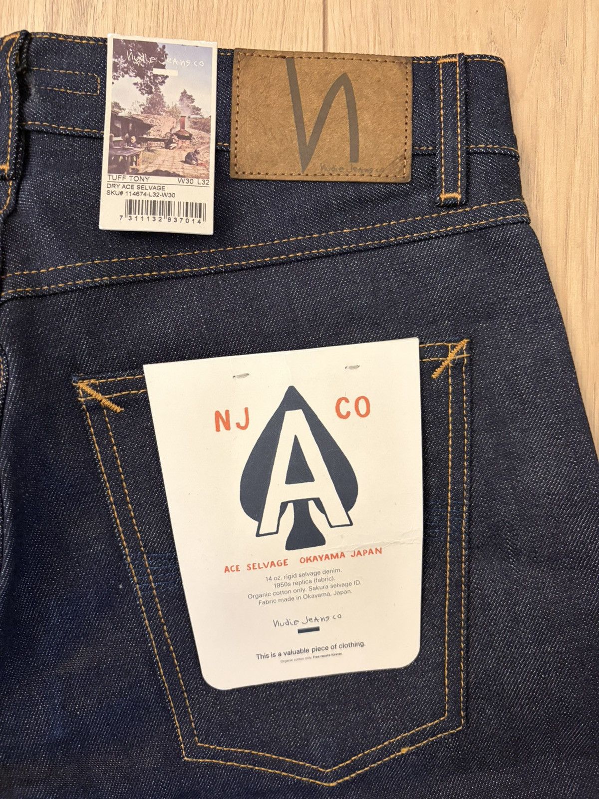 Nudie Jeans Nudie Jeans - Tuff Tony Dry Ace Selvage 30/32 Size US 30 / EU 46 - 6 Thumbnail