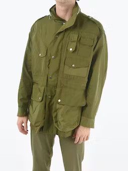 image of Neil Barrett Og1Mm1223 Jacket In Military Green, Men's (Size Small)