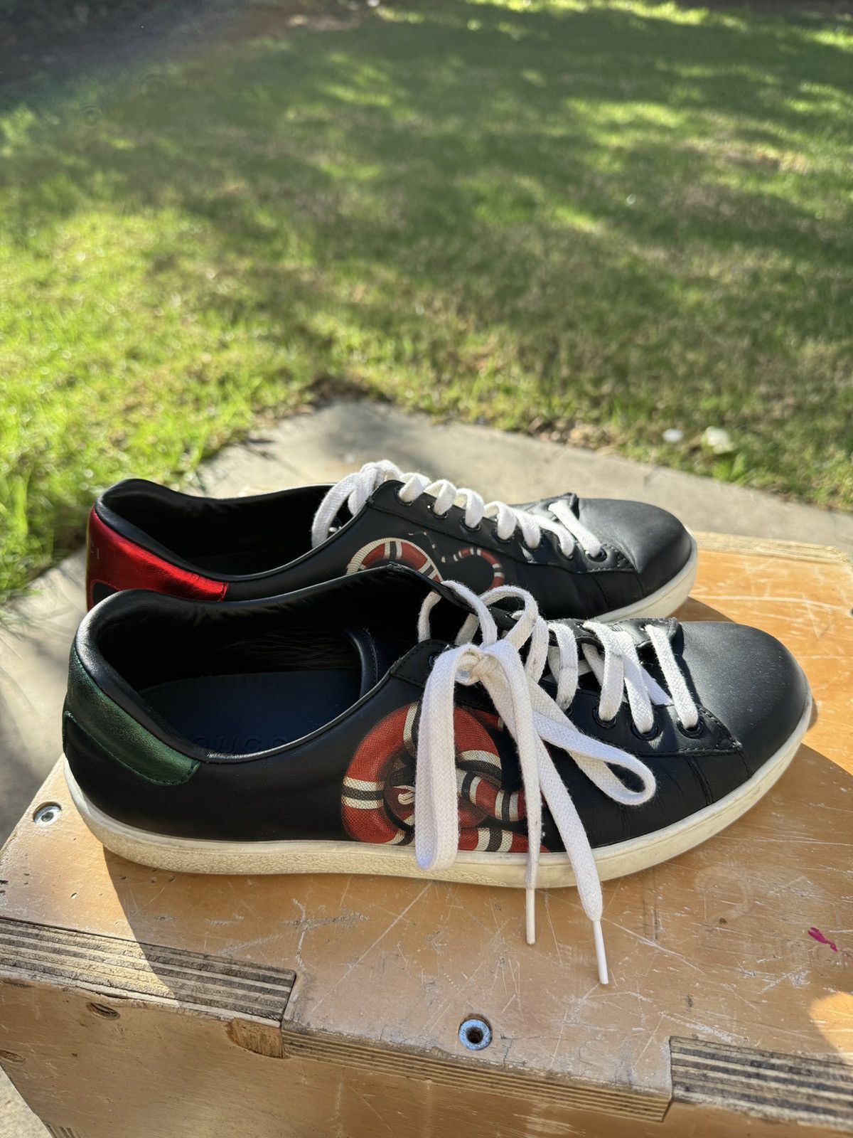 Gucci Gucci snake sneakers size US 8.5 UK 7.5 Size US 8.5 / EU 41-42 - 5 Thumbnail