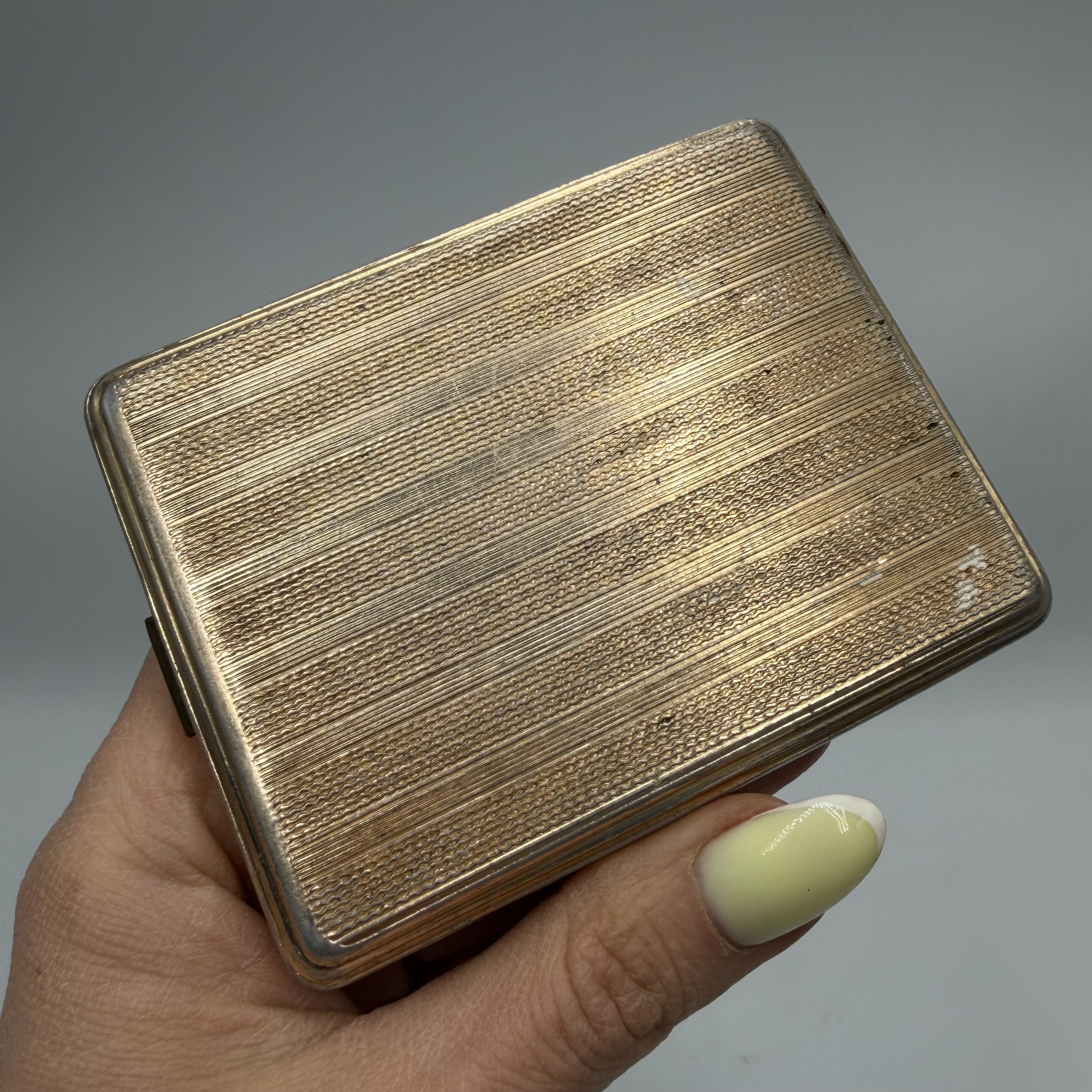 Vintage Vintage Soviet Aluminum Souvenir Case 1958 Engraved Gift Size ONE SIZE - 2 Thumbnail