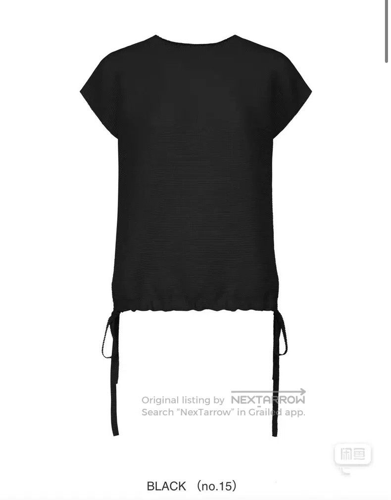 Issey Miyake Issey Miyake size:one size Black Top Size XXS / US 00 / IT 34 - 1 Thumbnail