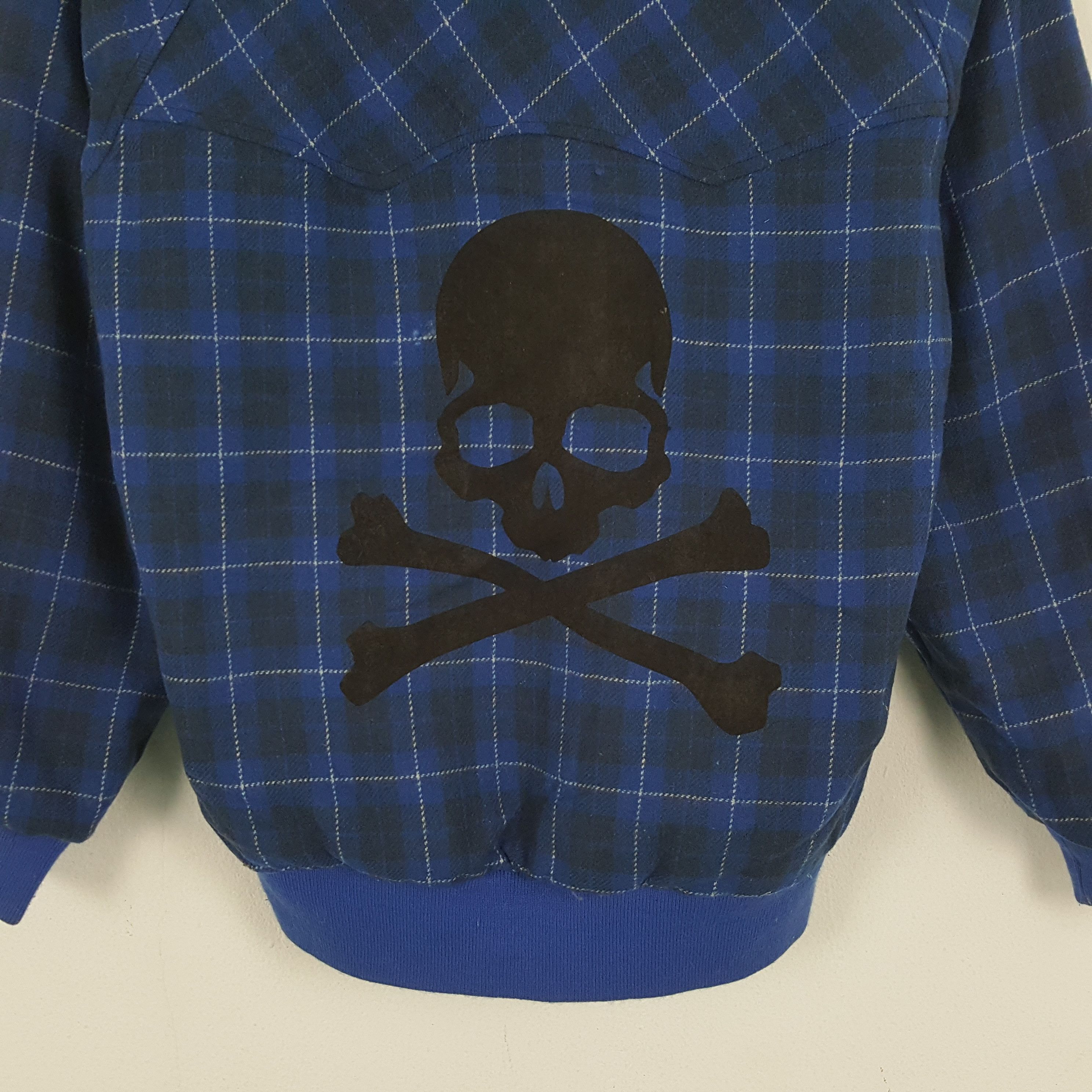Descente × Vintage DESCENTE Reversible Jacket Custom Art Skull Size US M / EU 48-50 / 2 - 2 Thumbnail