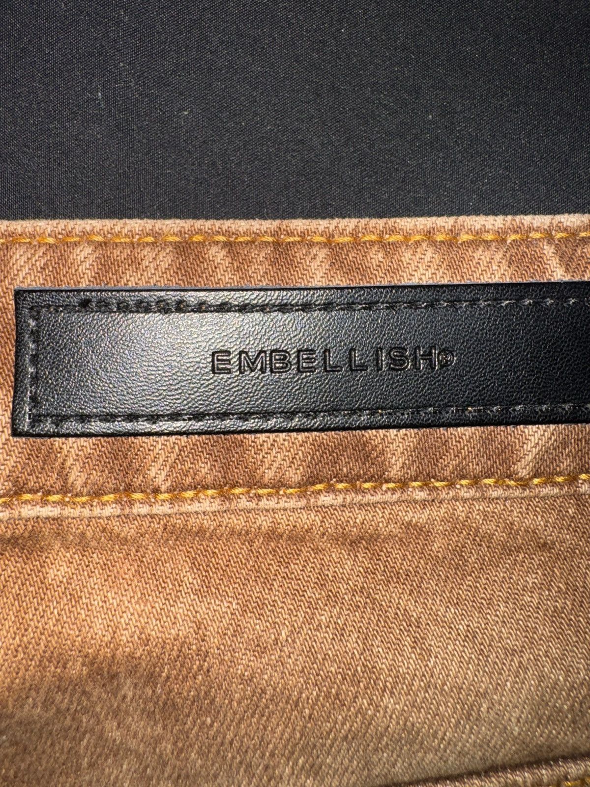 Embellish Embellish Rust Brown Jeans Size US 30 / EU 46 - 4 Thumbnail