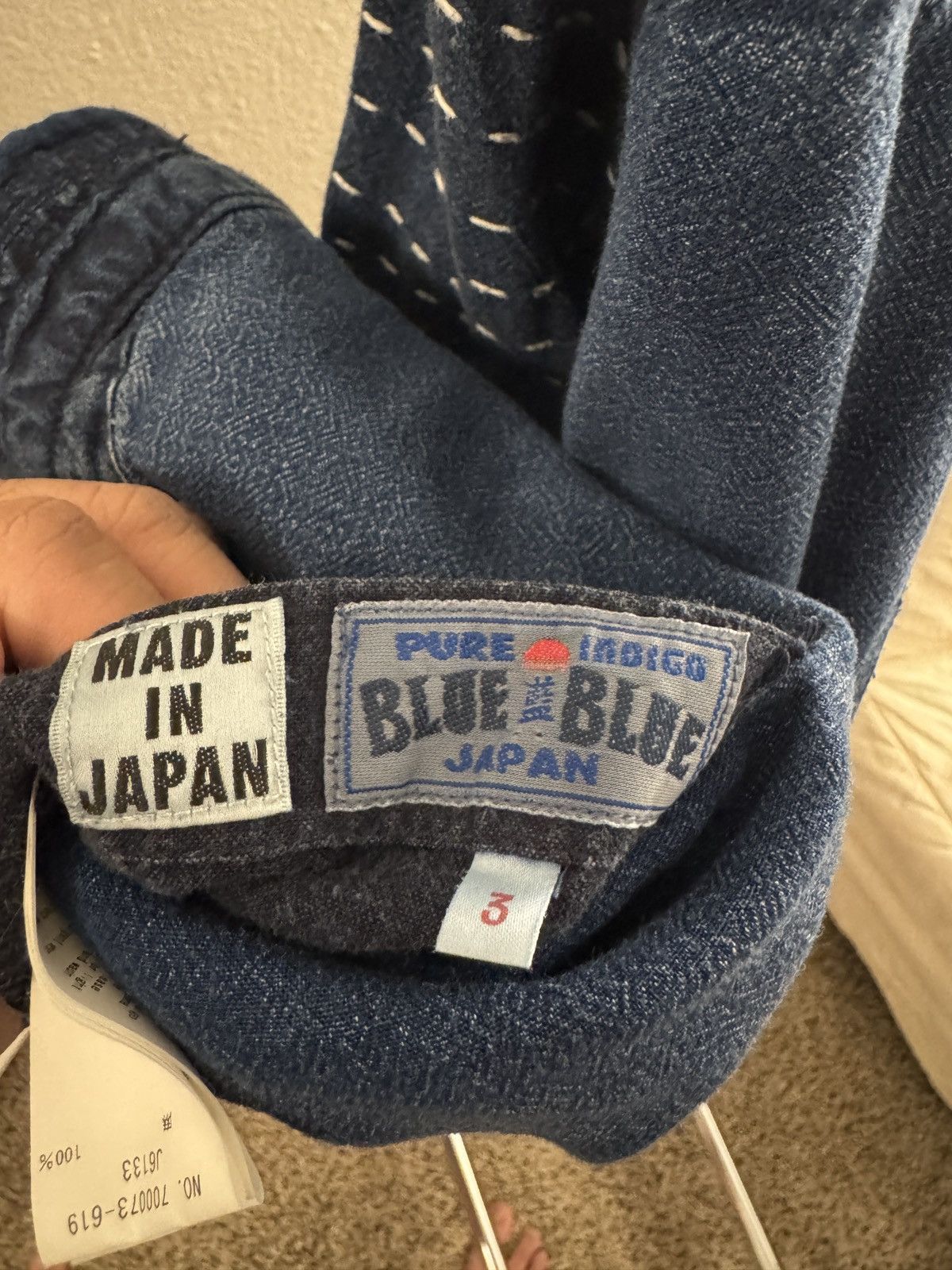 Blue Blue Japan Blue blue japan patchwork kimono Size 3/Large Size US L / EU 52-54 / 3 - 14 Thumbnail