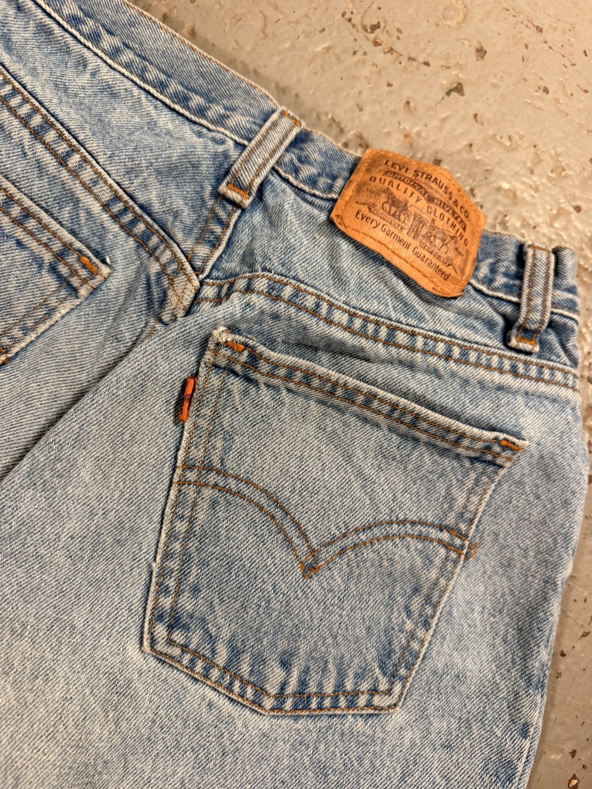 Levi's Vintage Classic Orange Tag Levis Denim Pants Size US 29 - 4 Thumbnail