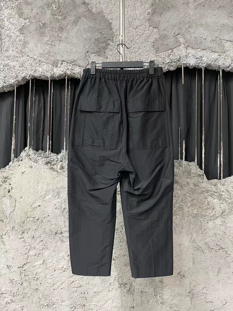 Rick Owens Rick Owens Black nylon drawstring pants Size US 36 / EU 52 - 2 Thumbnail