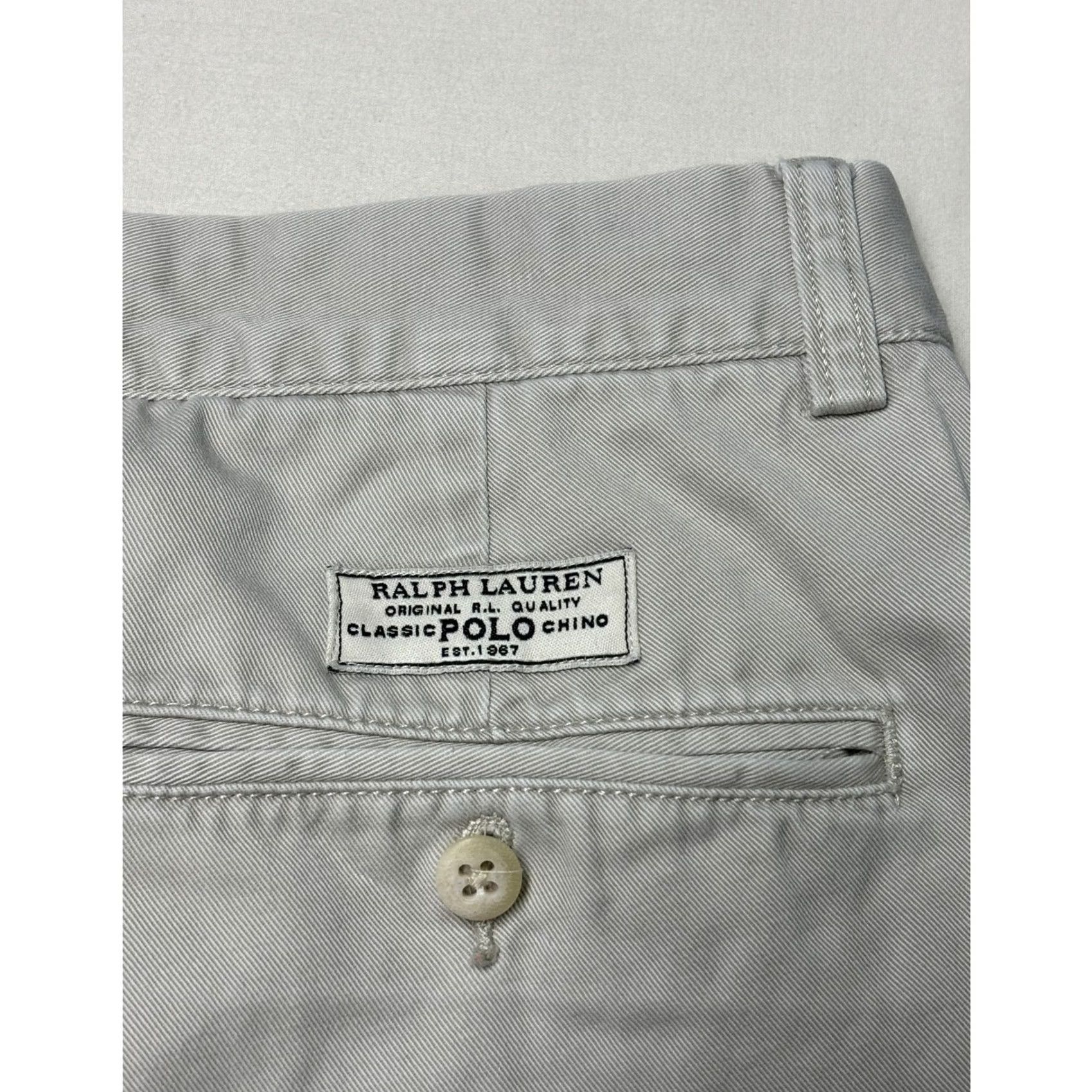 Polo Ralph Lauren Polo Ralph Lauren Prospect Pant Classic Chino Cotton Trousers Mens 32x26 Gray Size US XS / EU 42 / 0 - 6 Thumbnail