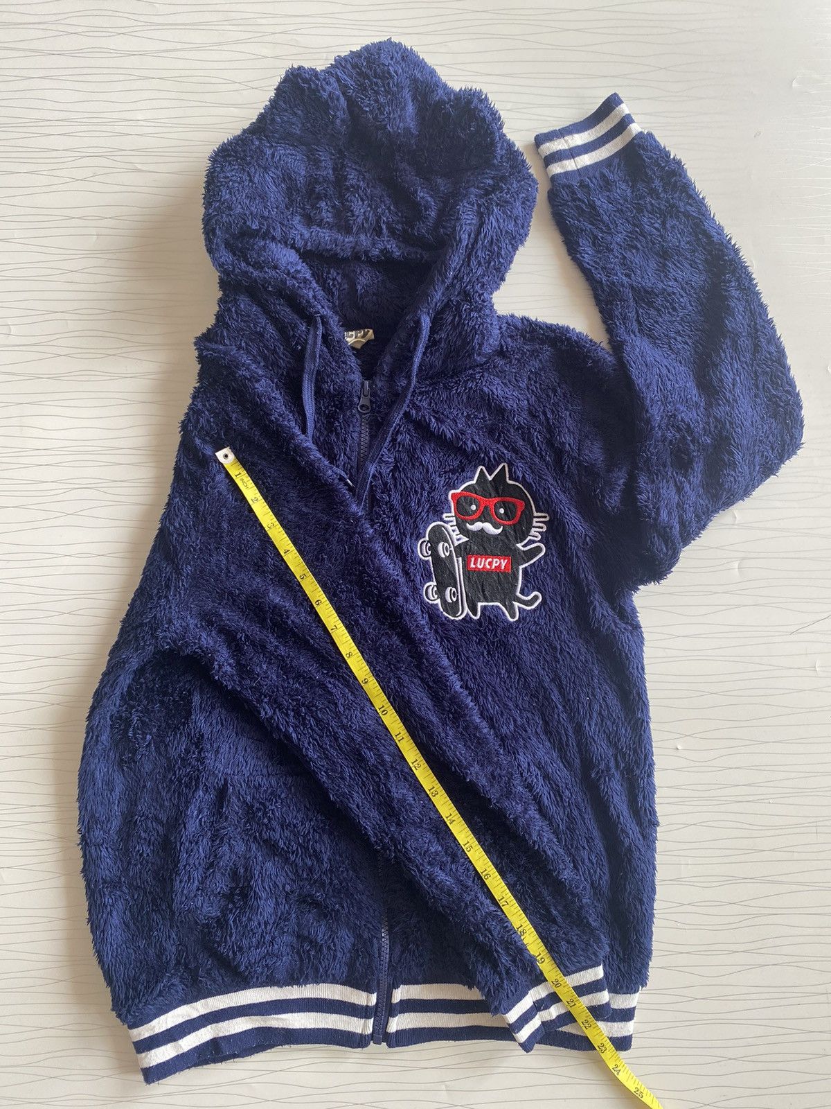 If Six Was Nine × Japanese Brand Japanese Lucpy Disigner Fleece Hooded Size US M / EU 48-50 / 2 - 17 Thumbnail