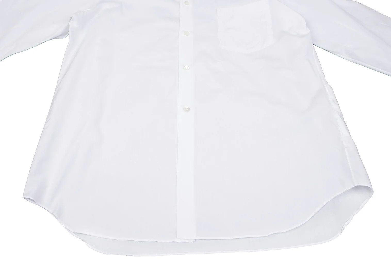 Comme des Garcons Homme Plus Basic Cotton Shirt in White, Size M Size US M / EU 48-50 / 2 - 9 Thumbnail