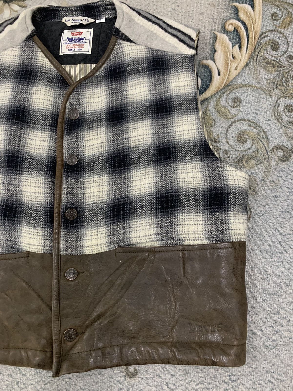 Levi's Levis Buttons Vest Made in Italy Size US S / EU 44-46 / 1 - 4 Thumbnail