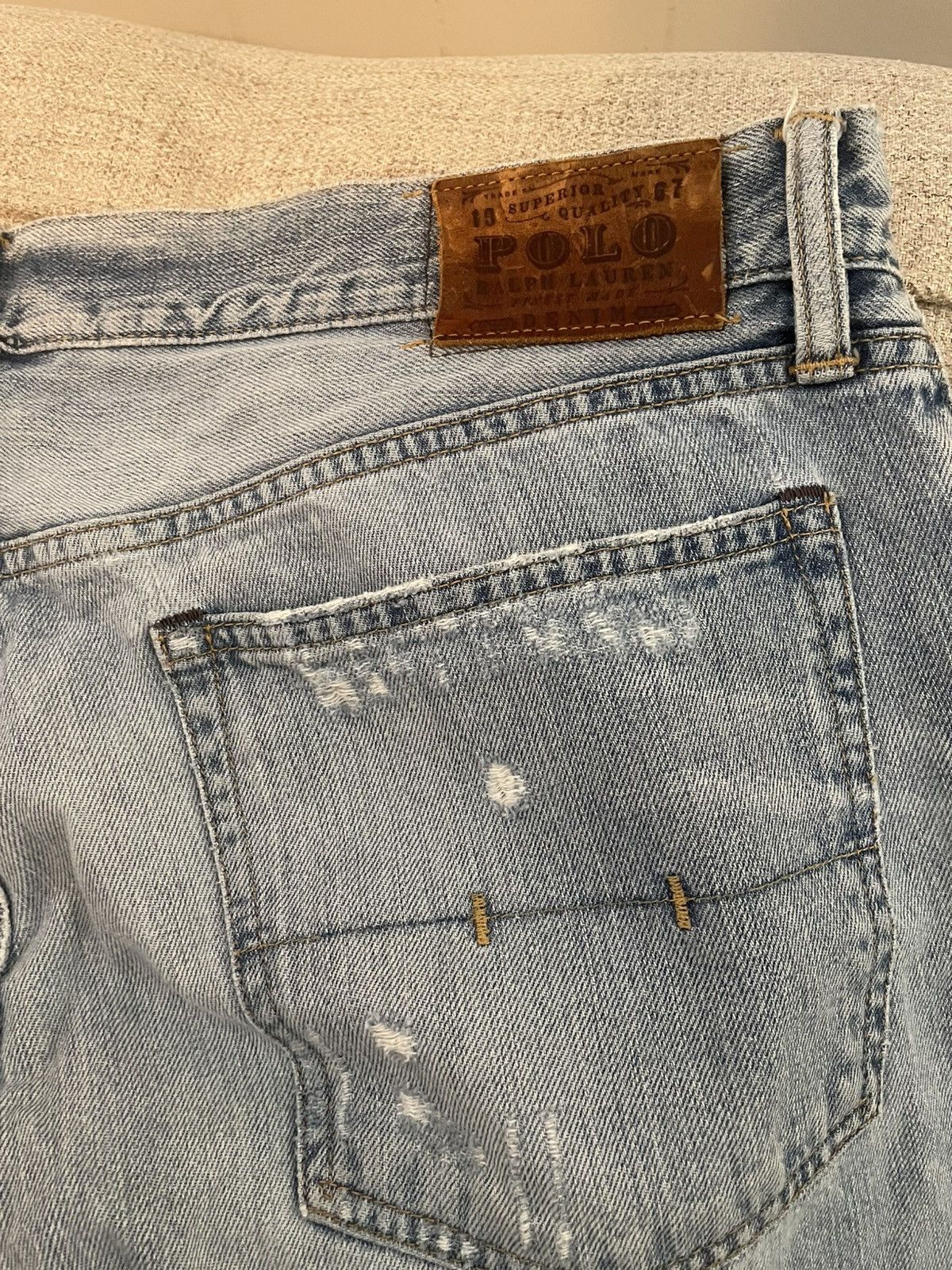 Polo Ralph Lauren Polo distressed washed denim Size US 35 - 4 Thumbnail
